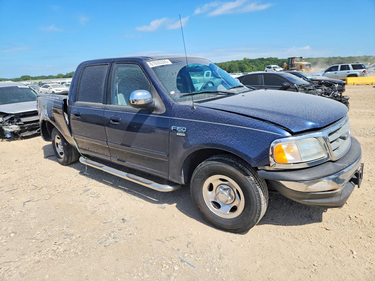 2002 Ford F150 Supercrew Blue vin: 1FTRW07652KA97137