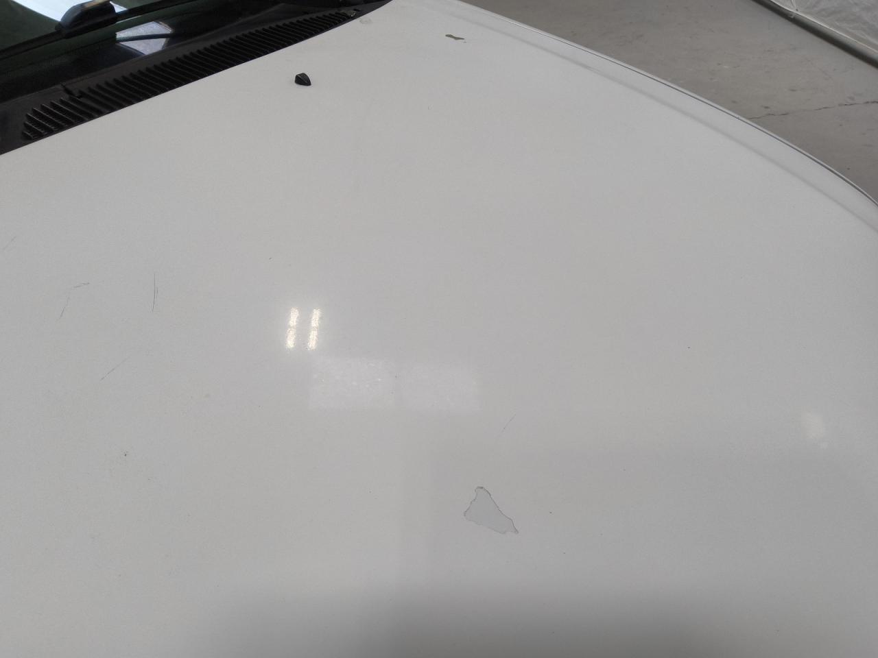 2003 Ford F150 Supercrew White vin: 1FTRW07653KA13657 Damage: Hood, Chipped, 4
