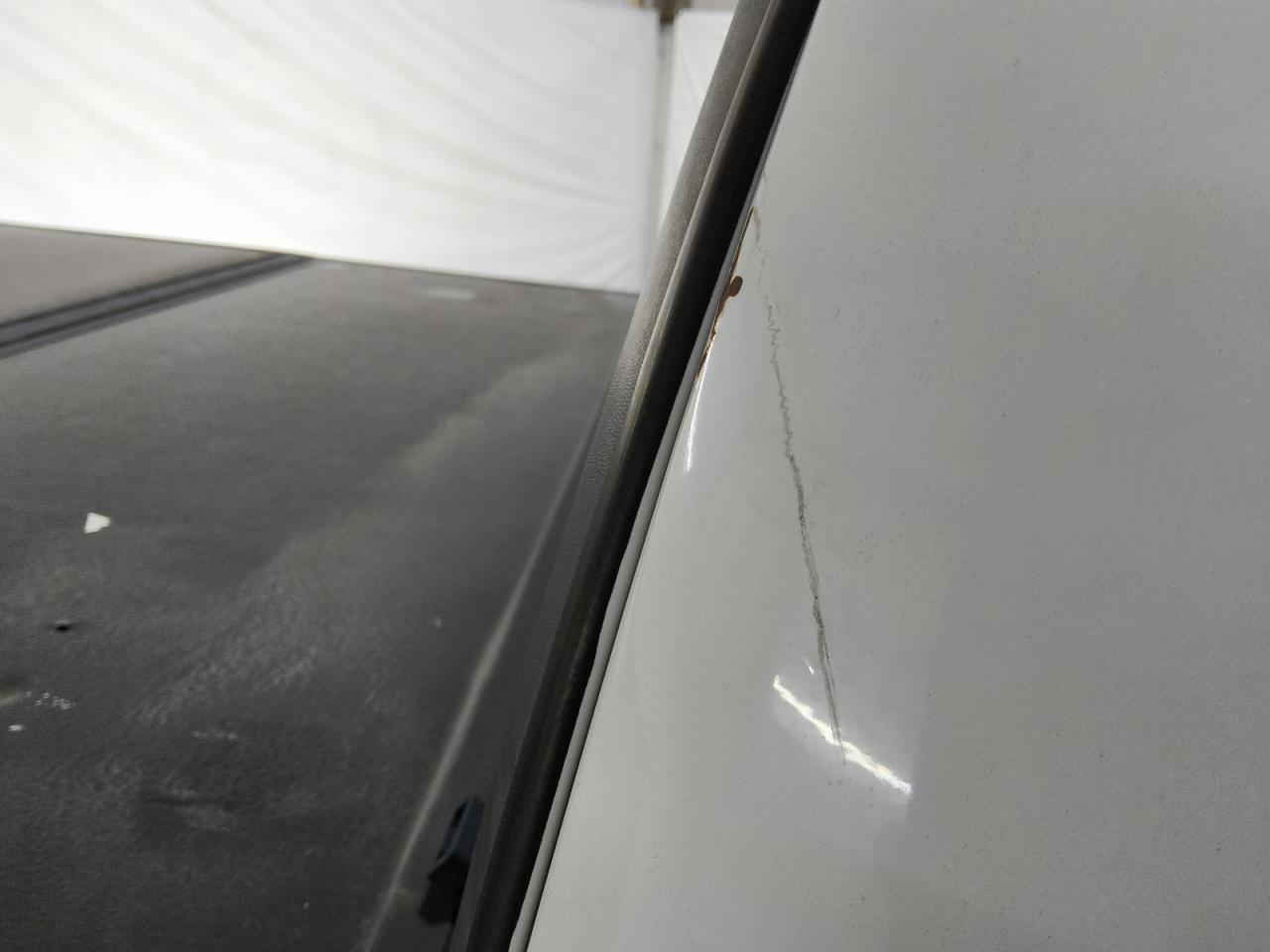 2003 Ford F150 Supercrew White vin: 1FTRW07653KA13657 Damage: Right Drip Rail, Chipped, 4