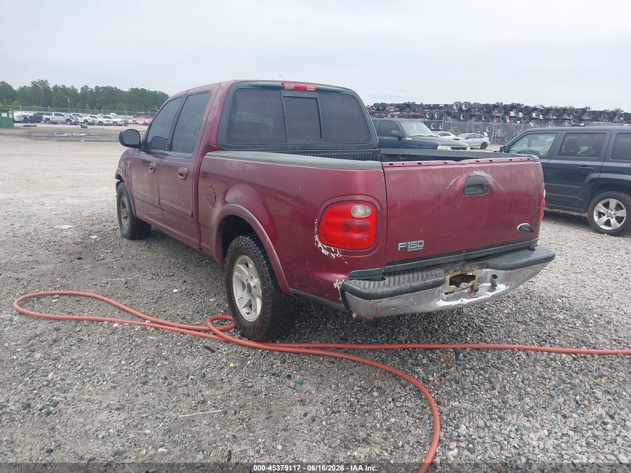 2003 Ford F-150 Lariat/xlt Бордовый vin: 1FTRW07653KA54659