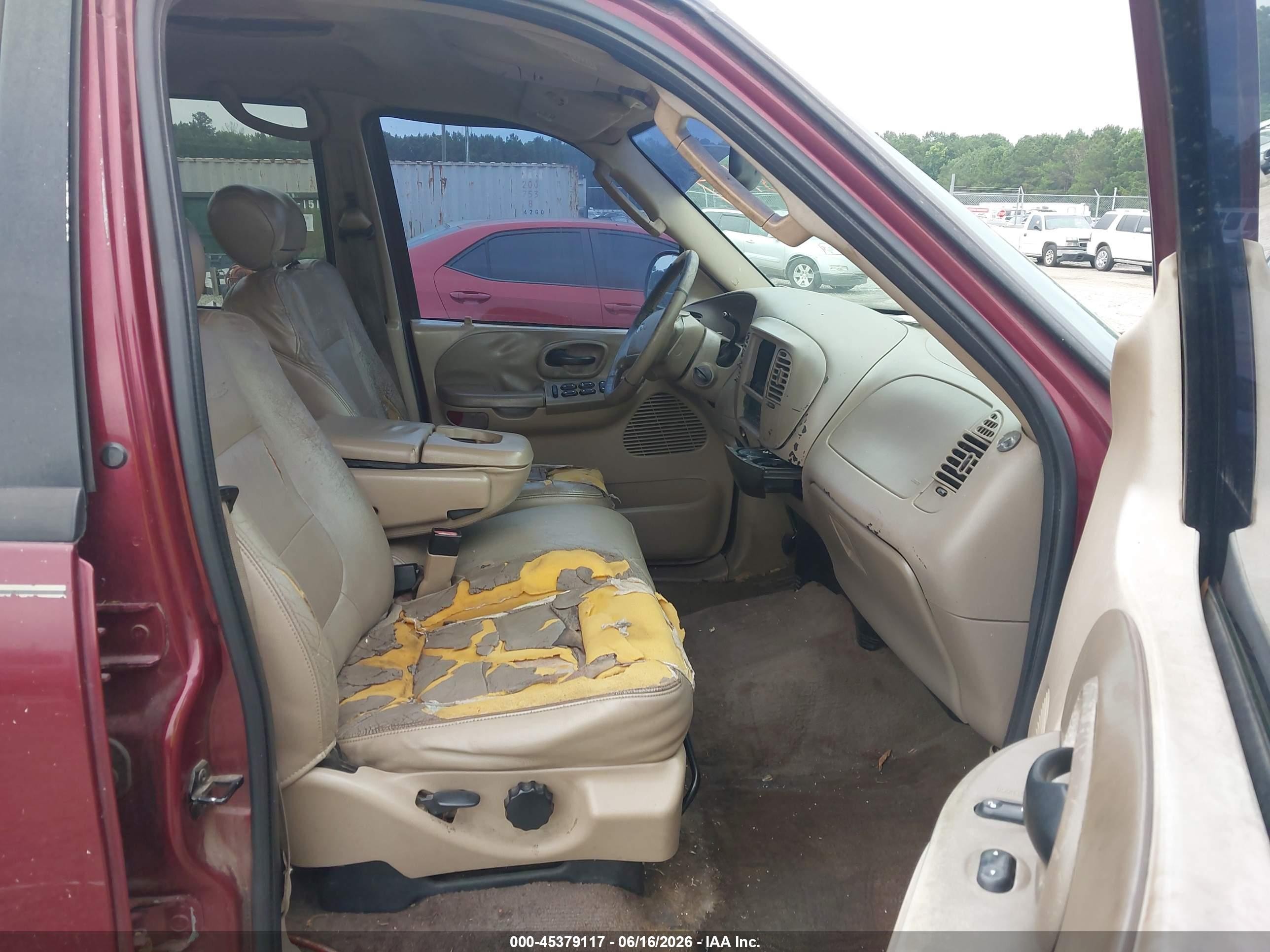 2003 Ford F-150 Lariat/xlt Бордовый vin: 1FTRW07653KA54659