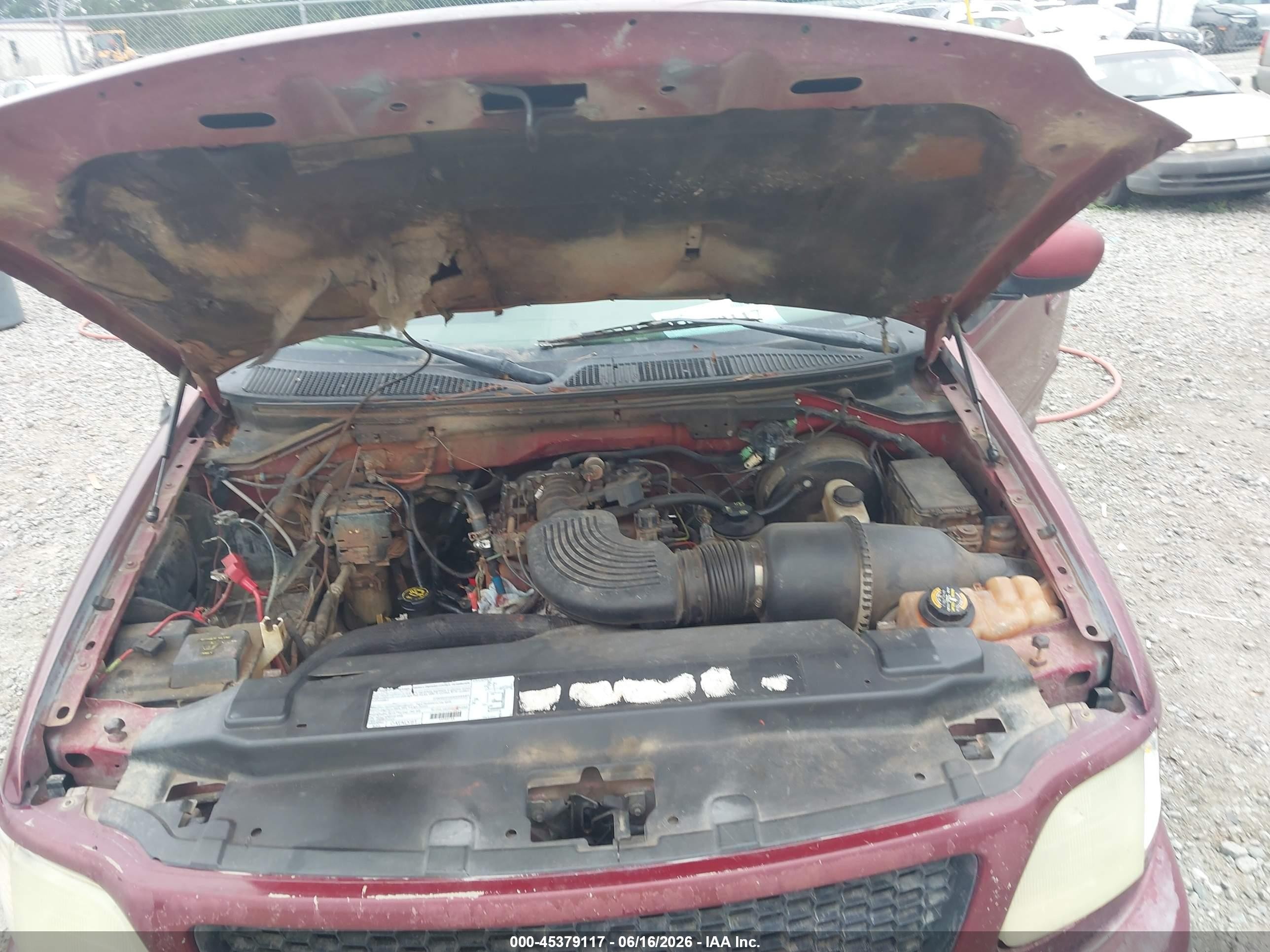 2003 Ford F-150 Lariat/xlt Бордовый vin: 1FTRW07653KA54659
