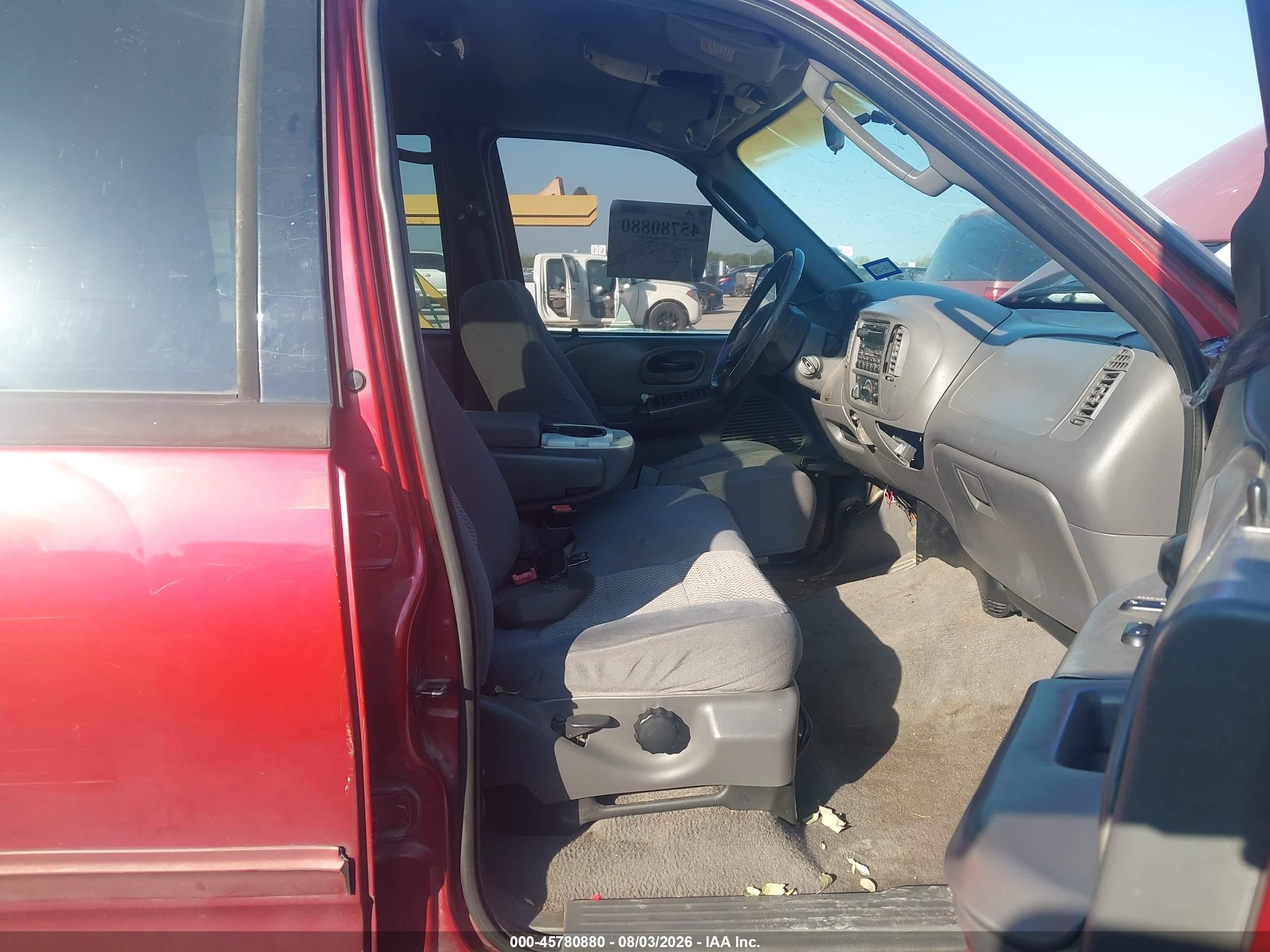 2003 Ford F-150 Lariat/xlt Red vin: 1FTRW07653KD87105