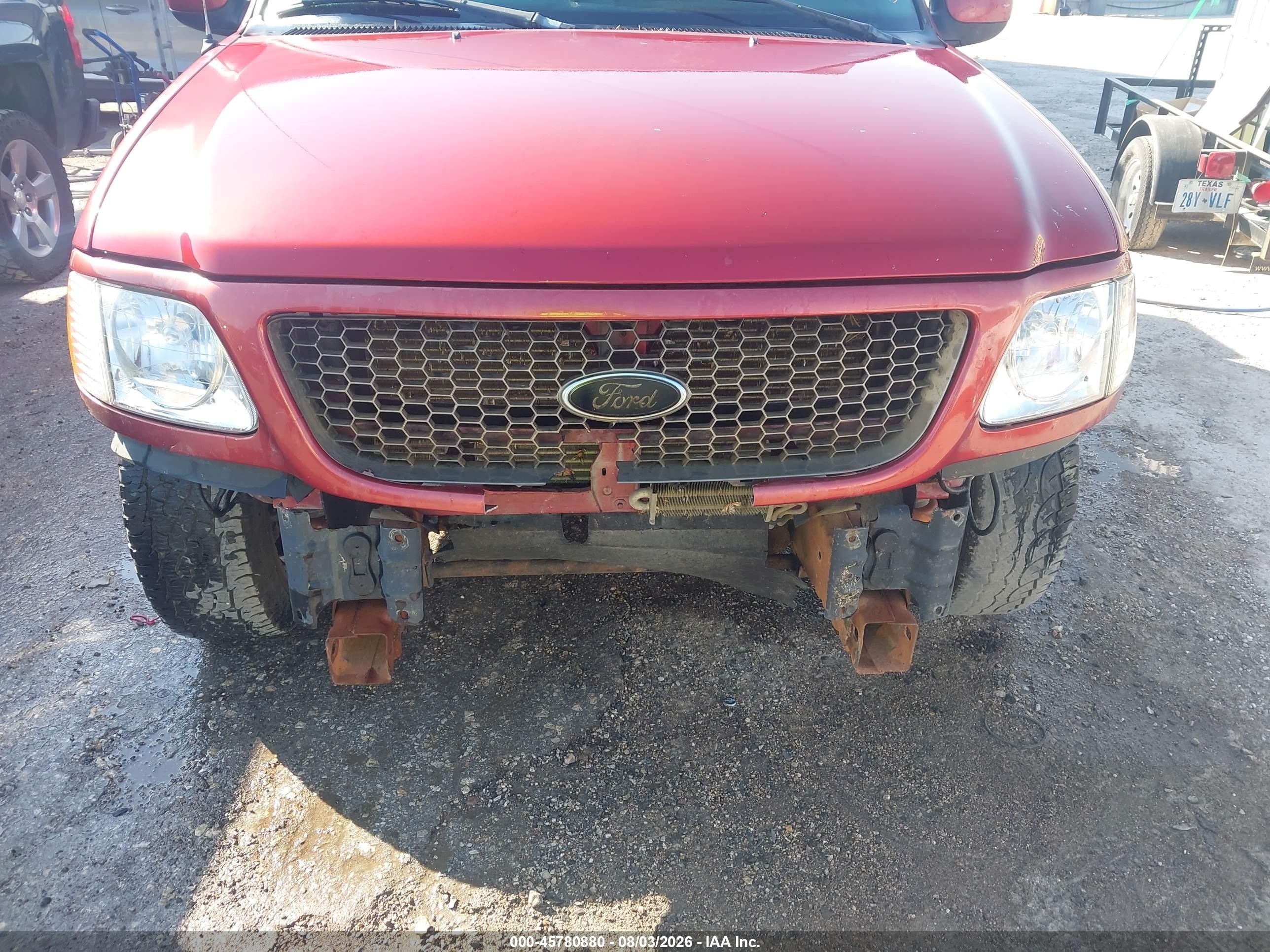 2003 Ford F-150 Lariat/xlt Red vin: 1FTRW07653KD87105