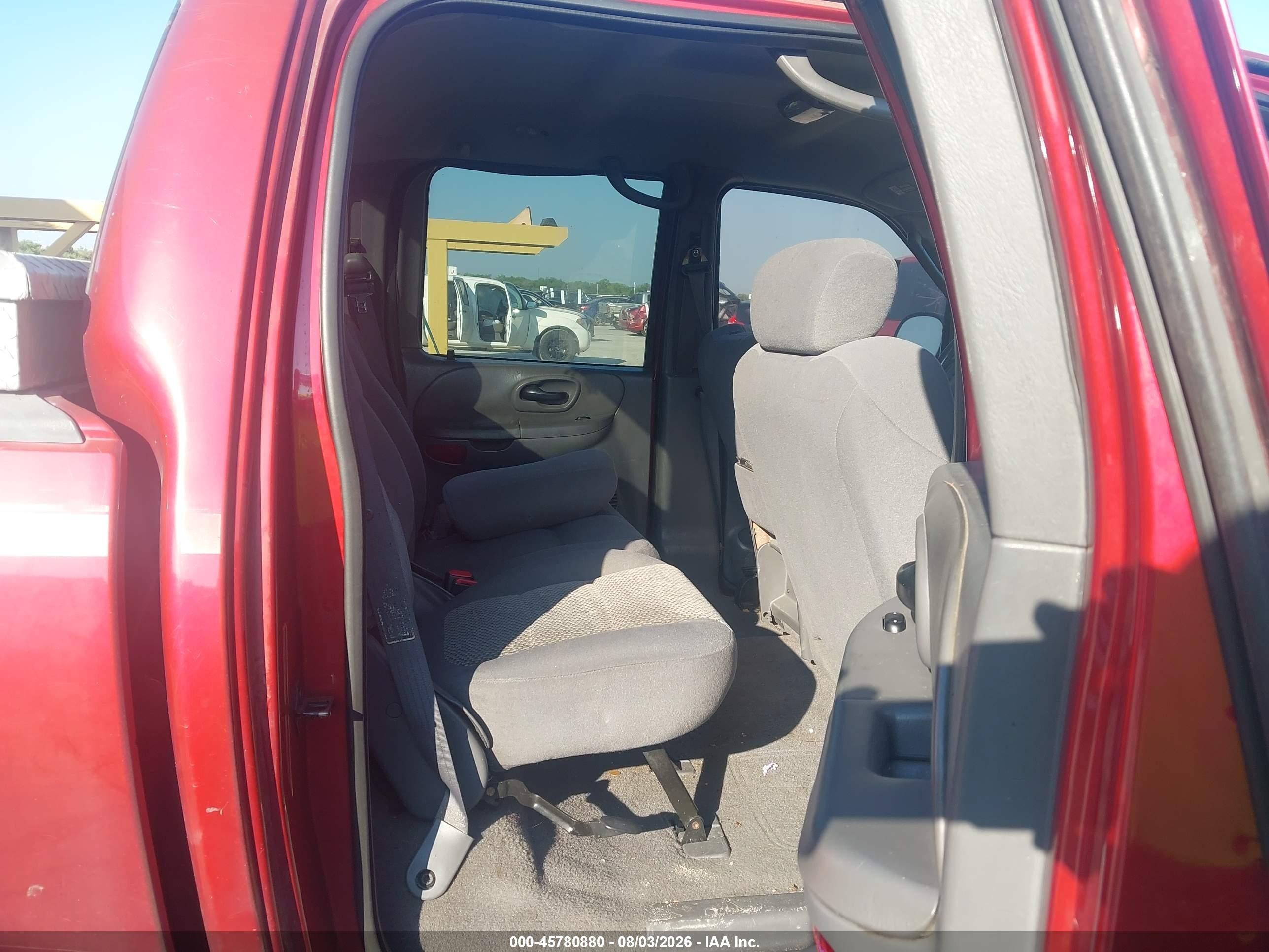 2003 Ford F-150 Lariat/xlt Red vin: 1FTRW07653KD87105