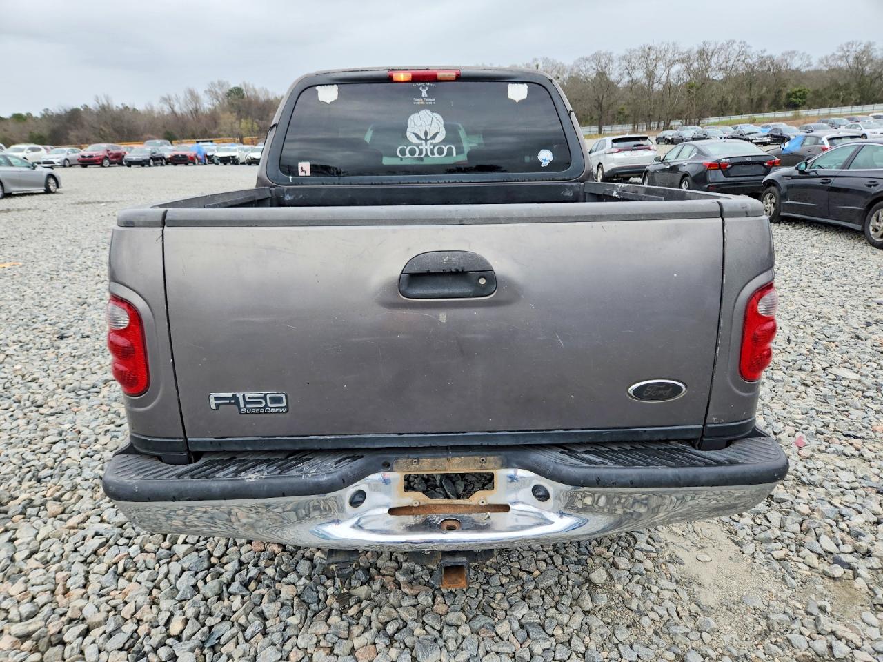 2002 Ford F150 Supercrew Gray vin: 1FTRW07662KA85322