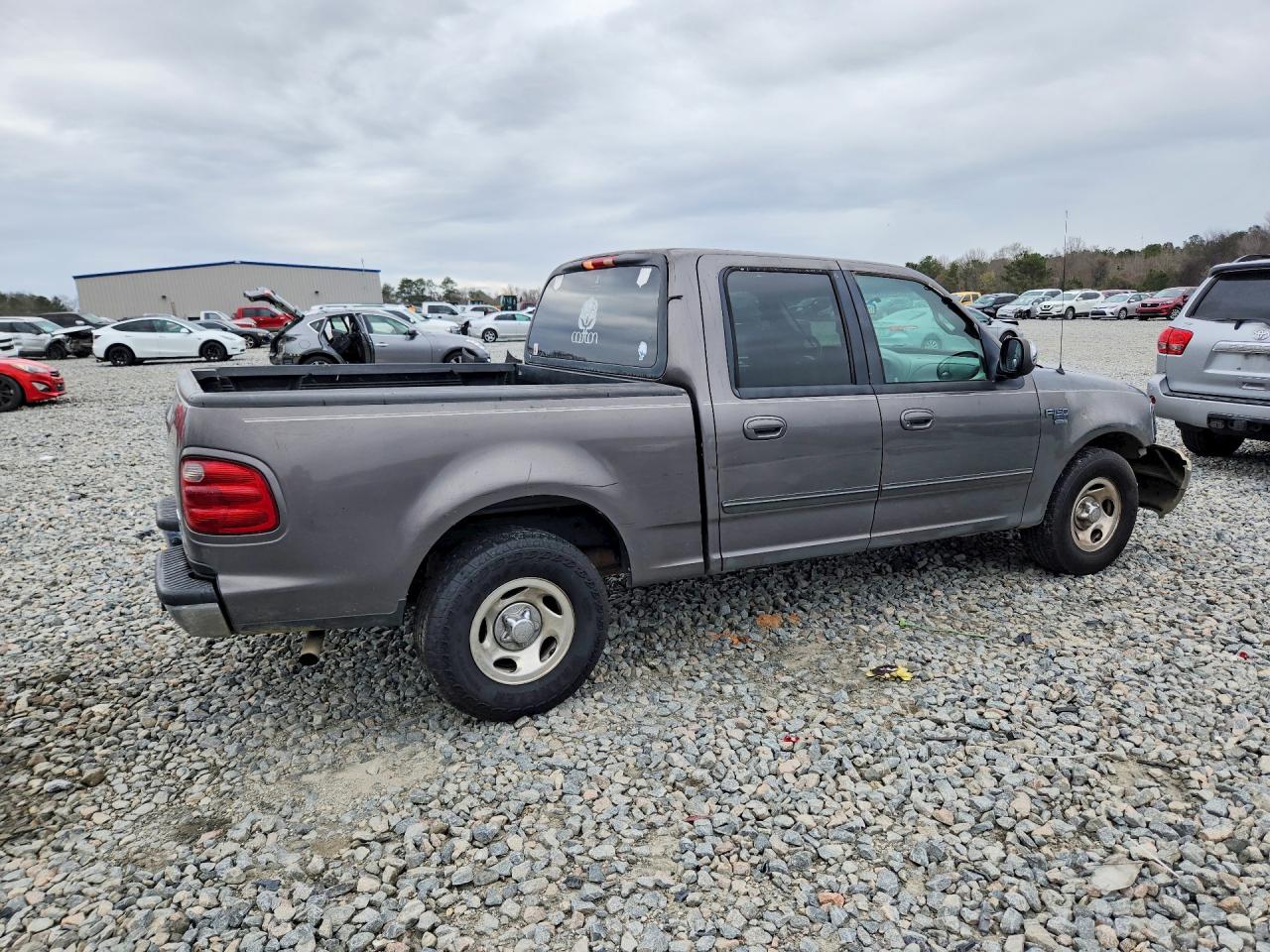2002 Ford F150 Supercrew Gray vin: 1FTRW07662KA85322
