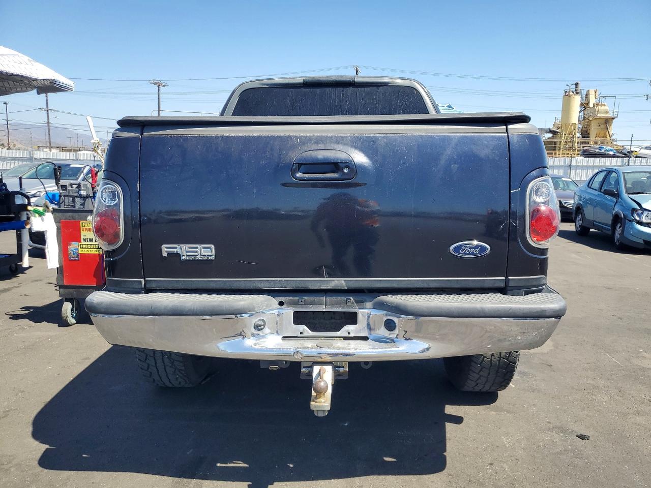 2002 Ford F150 Supercrew Blue vin: 1FTRW07662KB73268