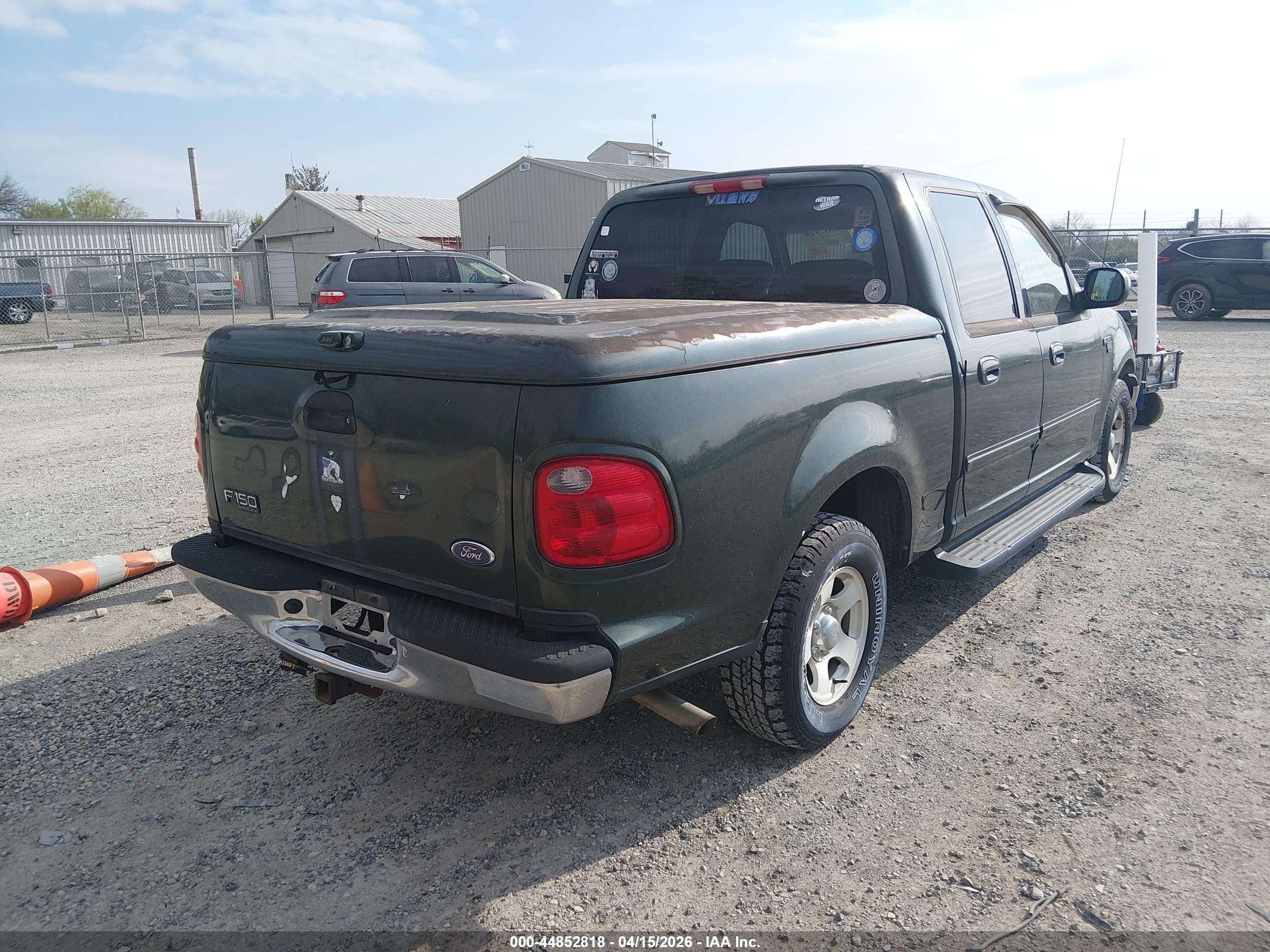 2002 Ford F-150 Lariat/xlt Зеленый vin: 1FTRW07662KD62261