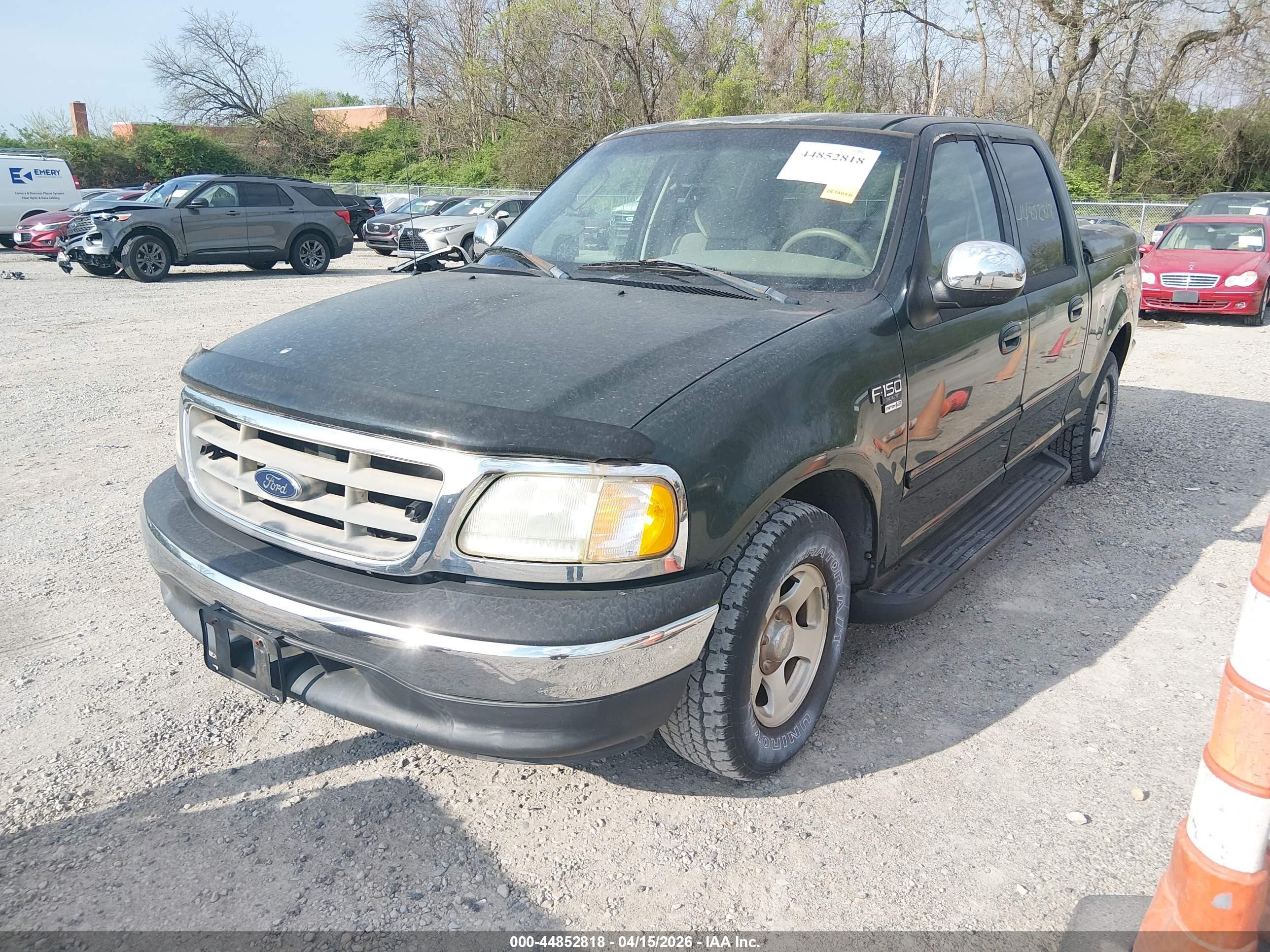 2002 Ford F-150 Lariat/xlt Зеленый vin: 1FTRW07662KD62261