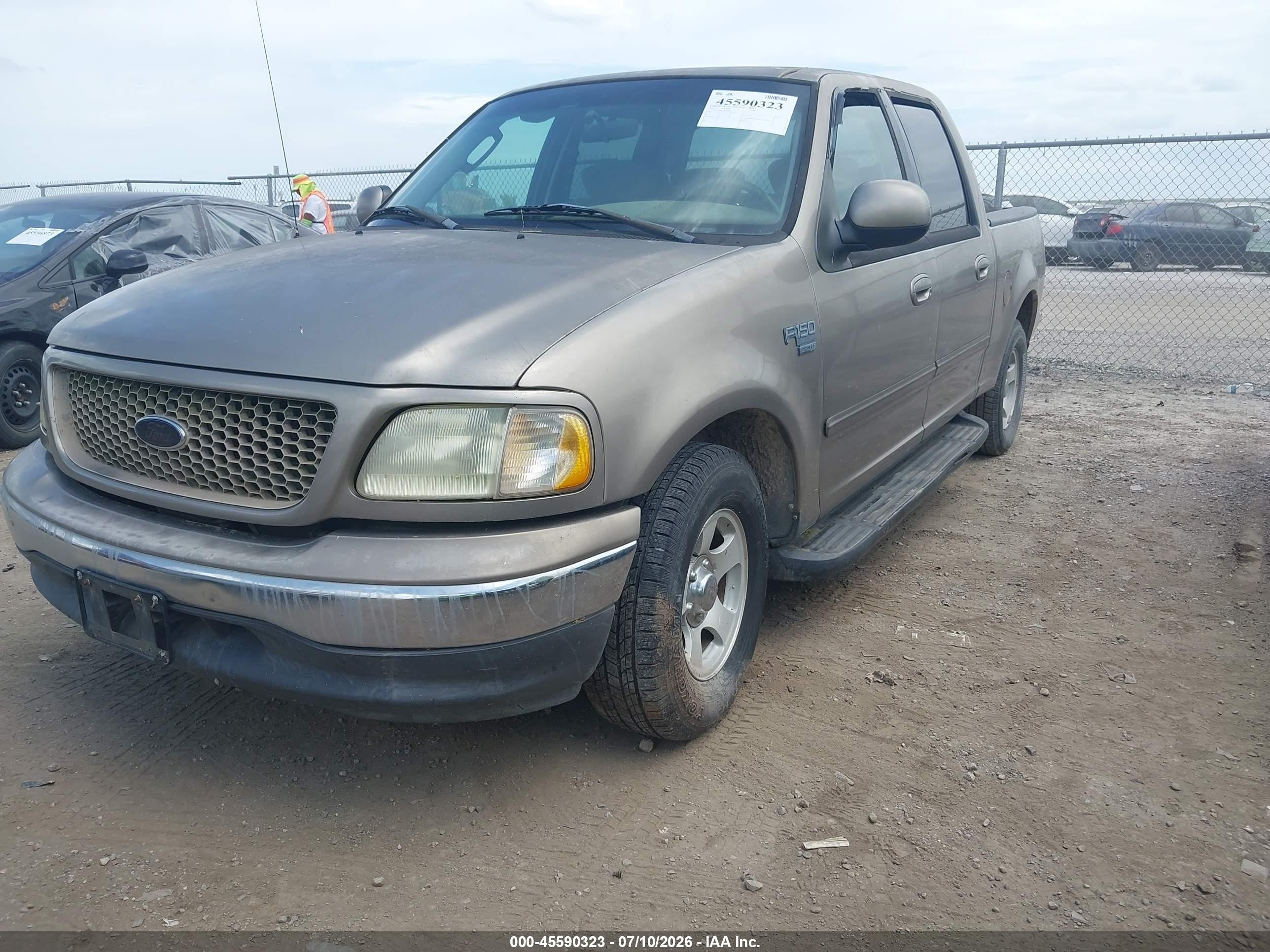 2002 Ford F-150 Lariat/xlt Brown vin: 1FTRW07662KE28307