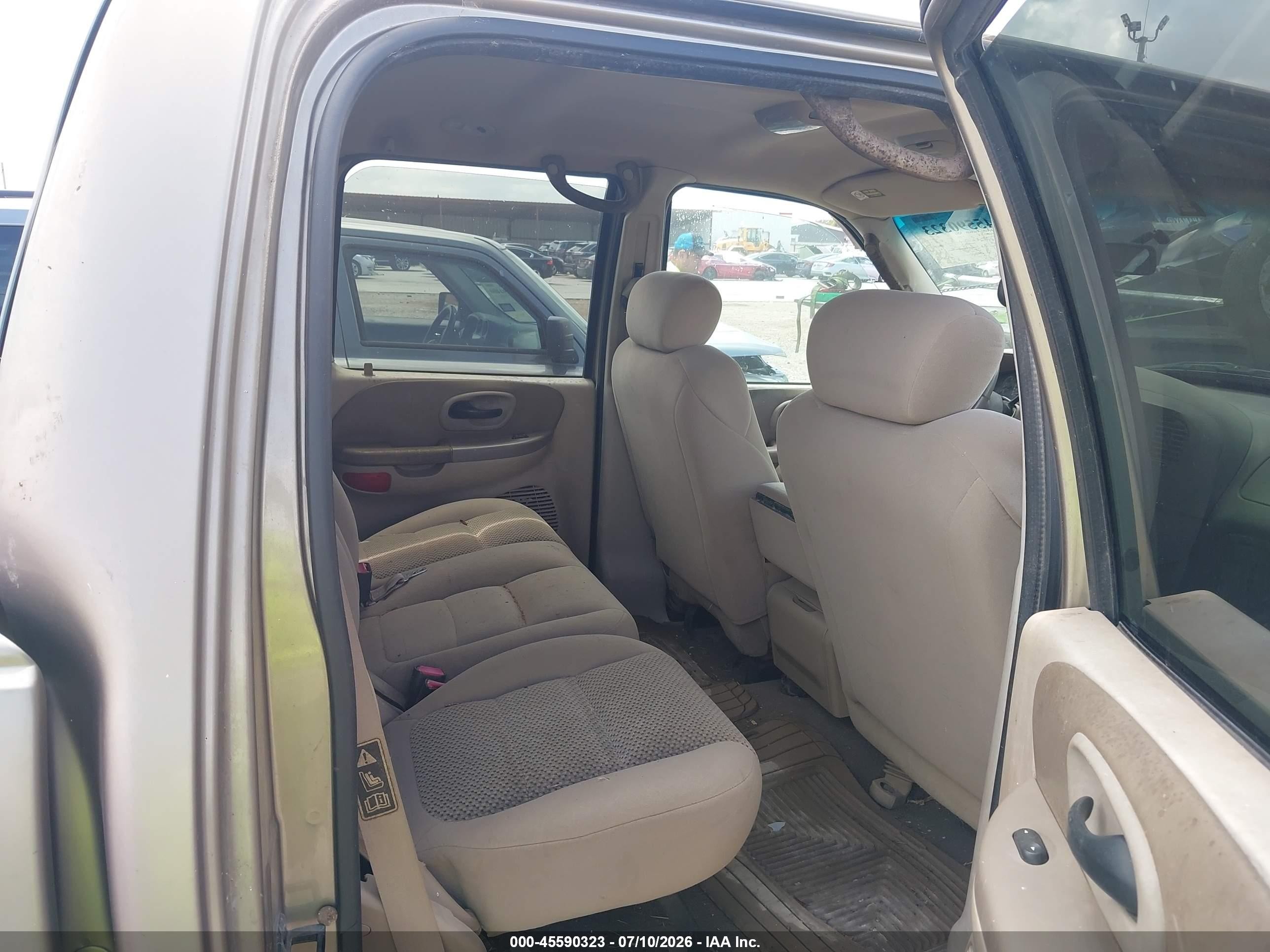 2002 Ford F-150 Lariat/xlt Brown vin: 1FTRW07662KE28307