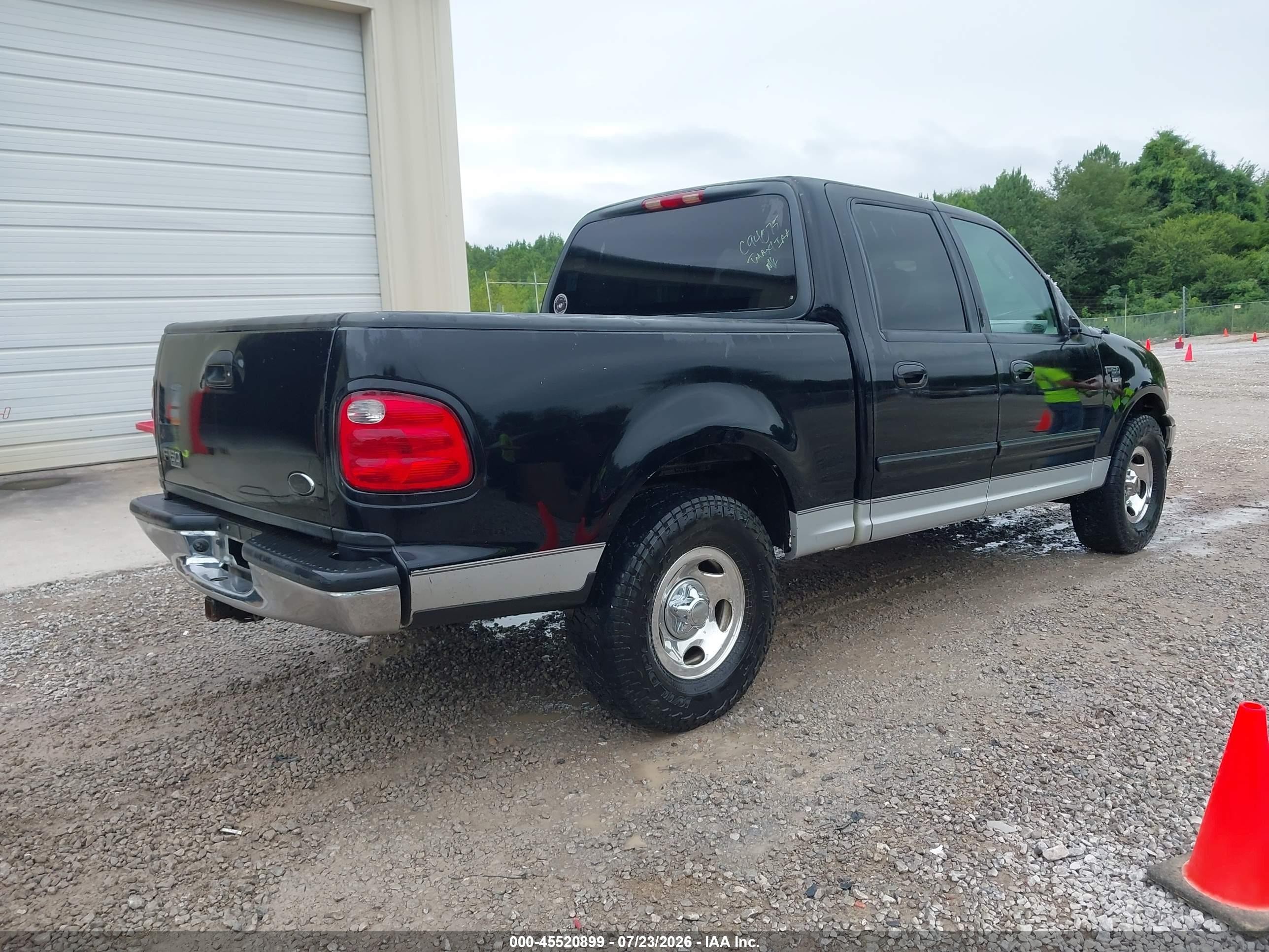 2003 Ford F-150 Lariat/xlt Black vin: 1FTRW07663KC94075