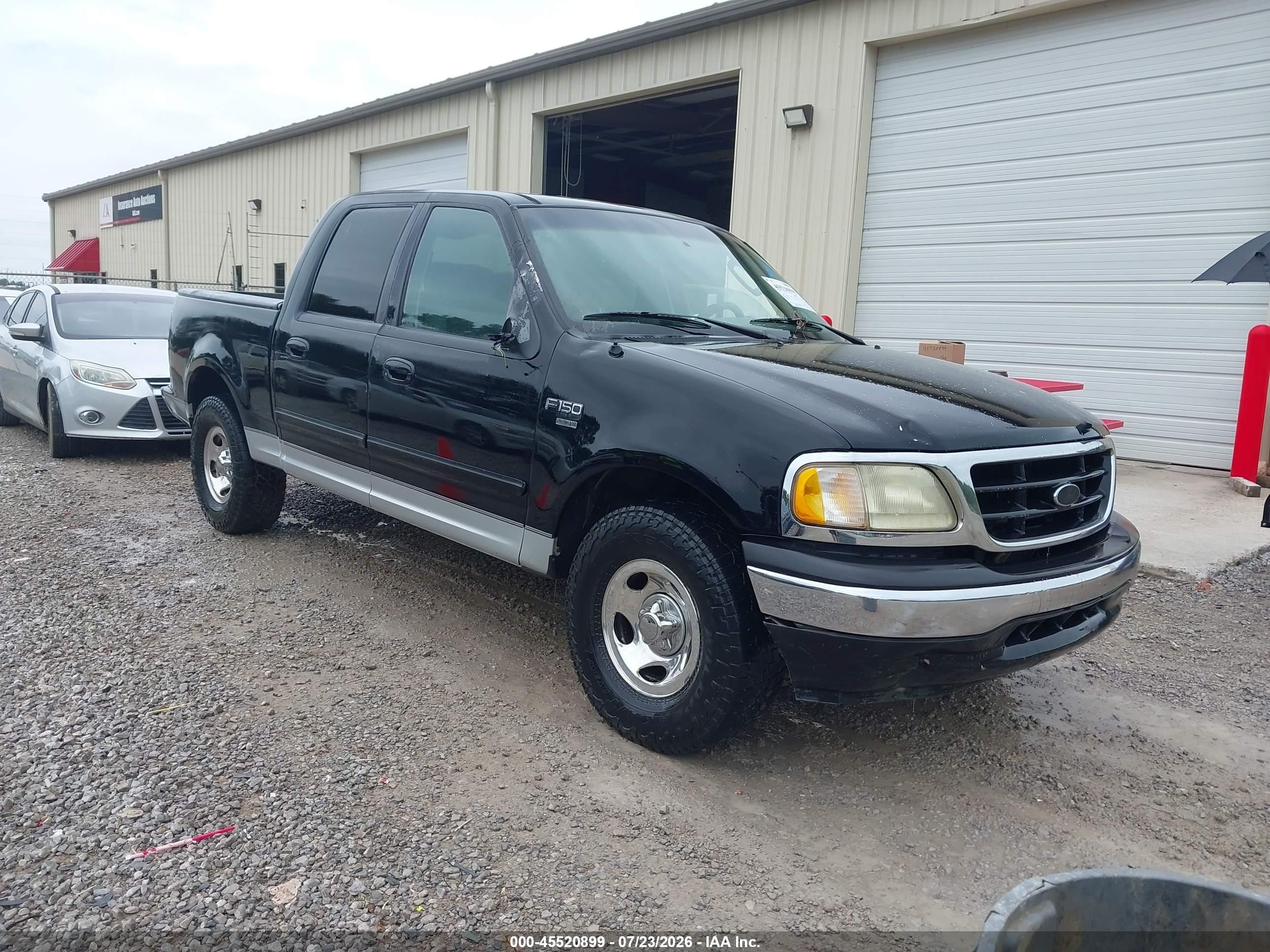 2003 Ford F-150 Lariat/xlt Black vin: 1FTRW07663KC94075