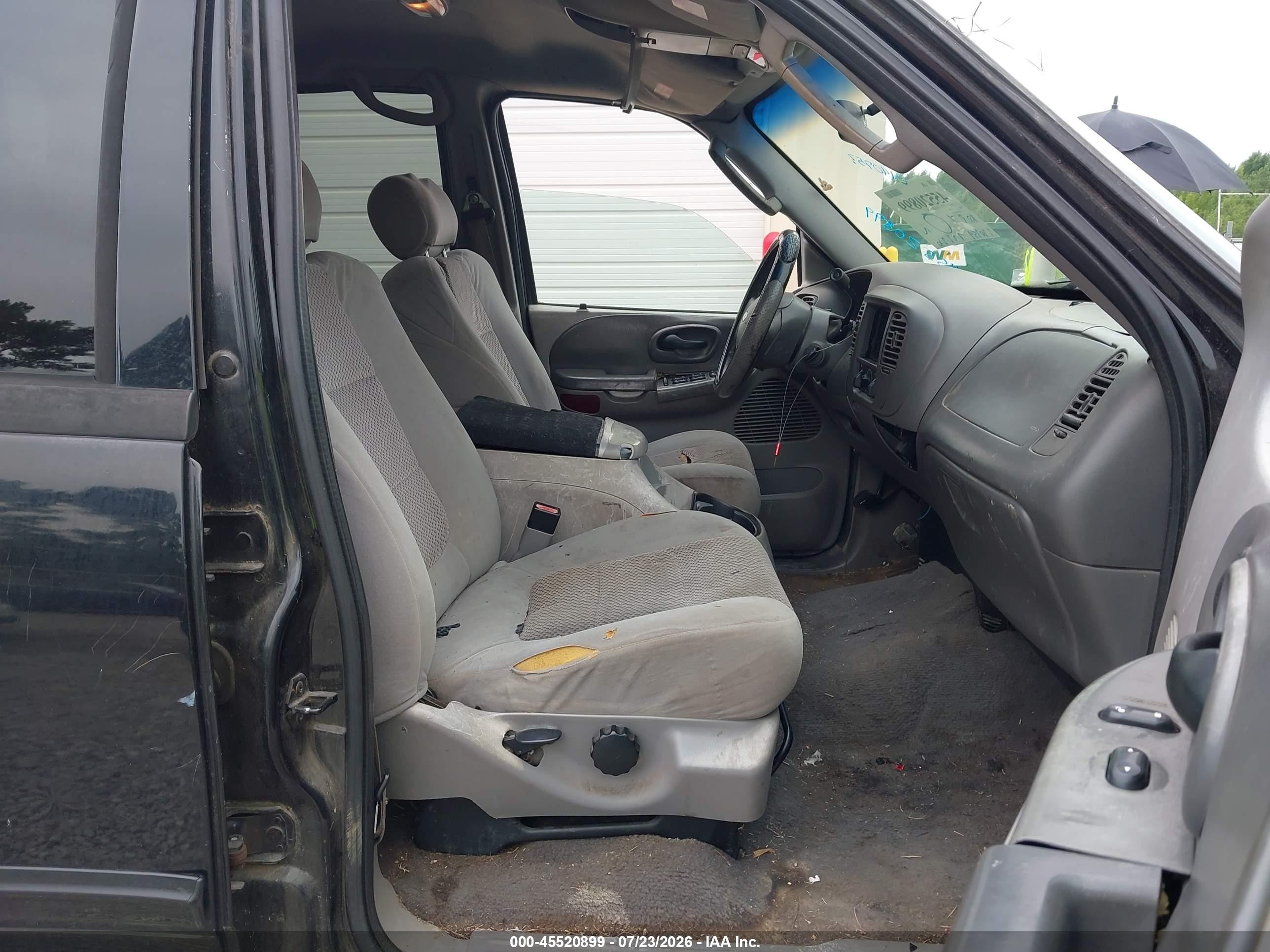 2003 Ford F-150 Lariat/xlt Black vin: 1FTRW07663KC94075