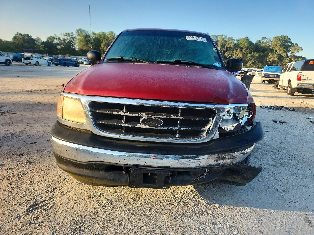 2003 Ford F150 Supercrew Red vin: 1FTRW07663KD83077