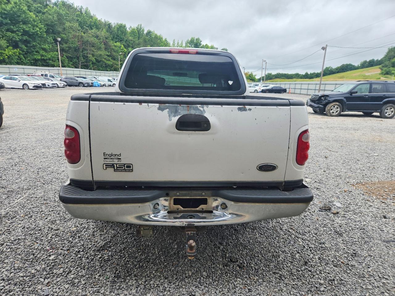 2001 Ford F150 Supercrew Белый vin: 1FTRW07671KB98422
