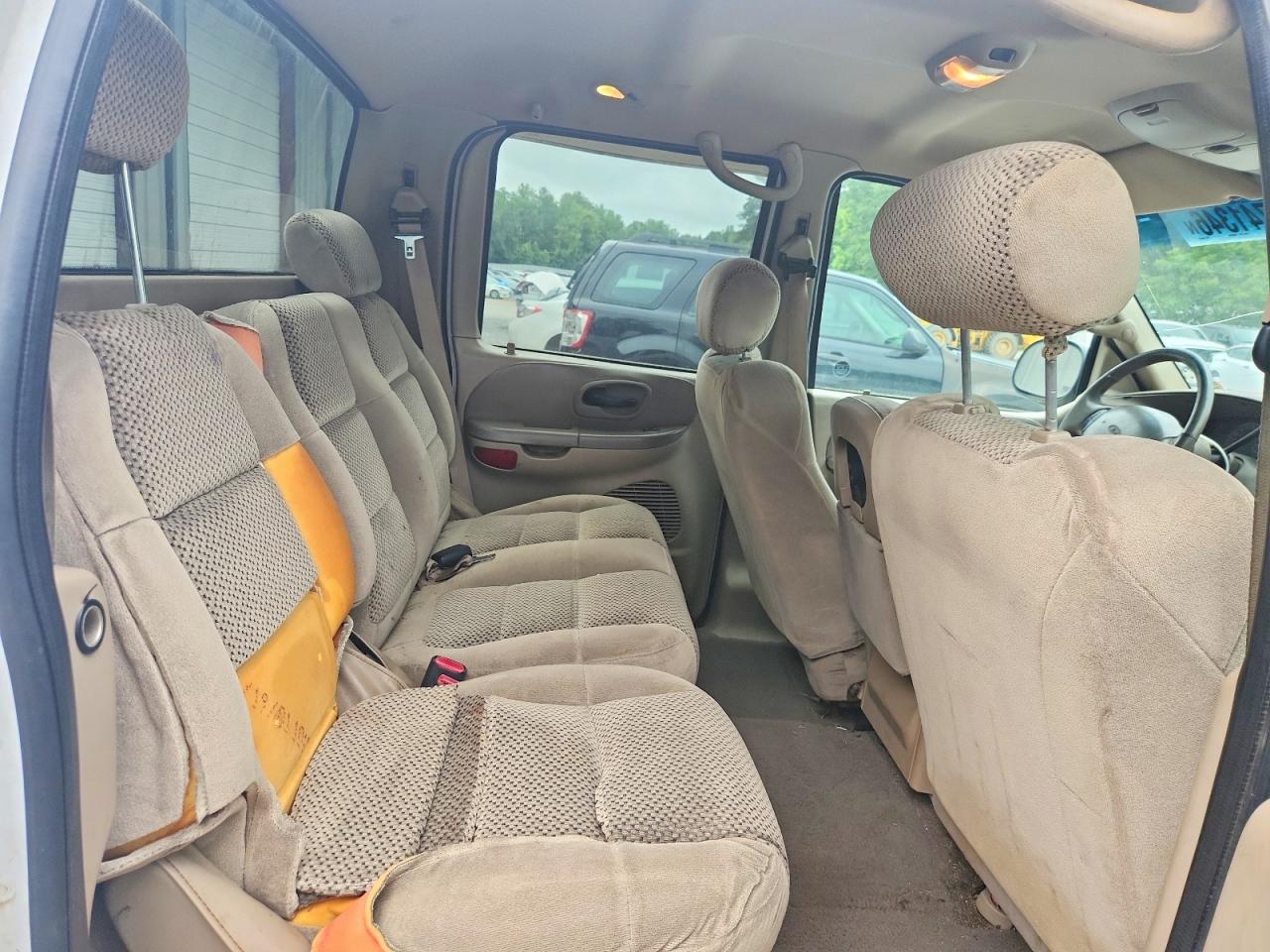 2001 Ford F150 Supercrew Белый vin: 1FTRW07671KB98422