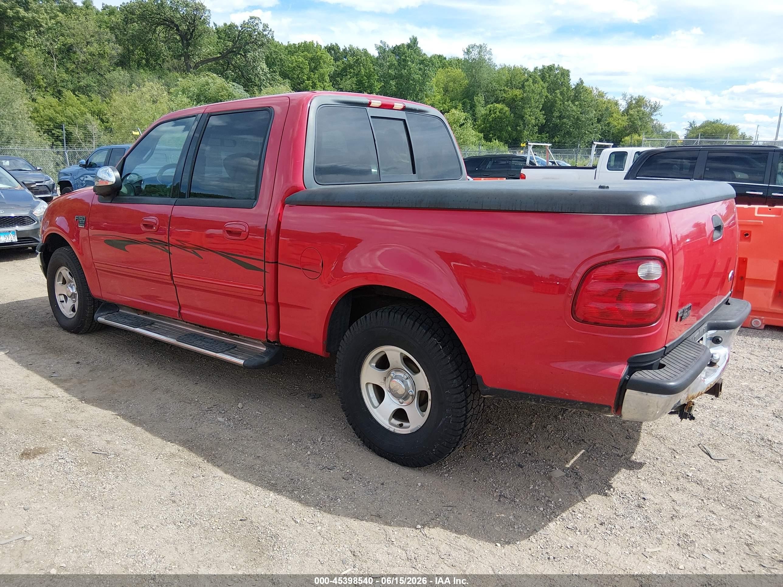 2001 Ford F-150 Xlt Red vin: 1FTRW07671KC16272