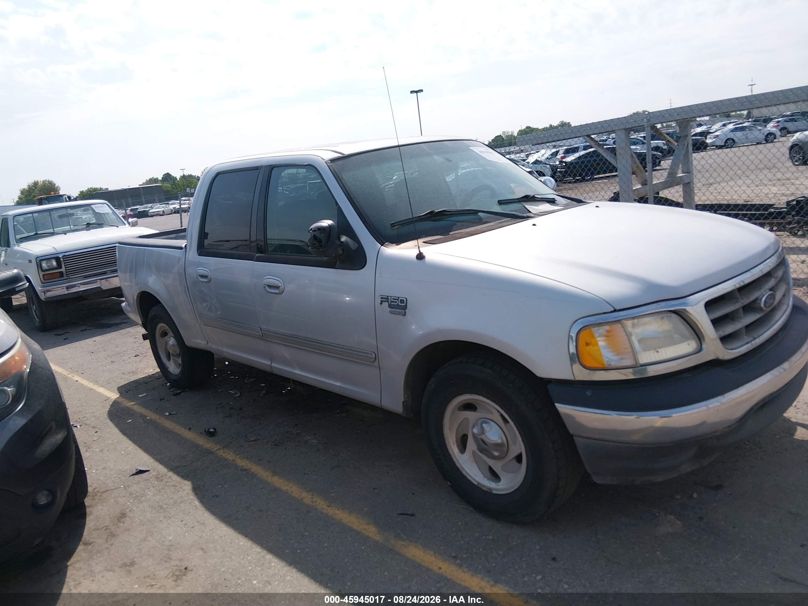 2002 Ford F-150 Lariat/xlt Silver vin: 1FTRW07672KC80281