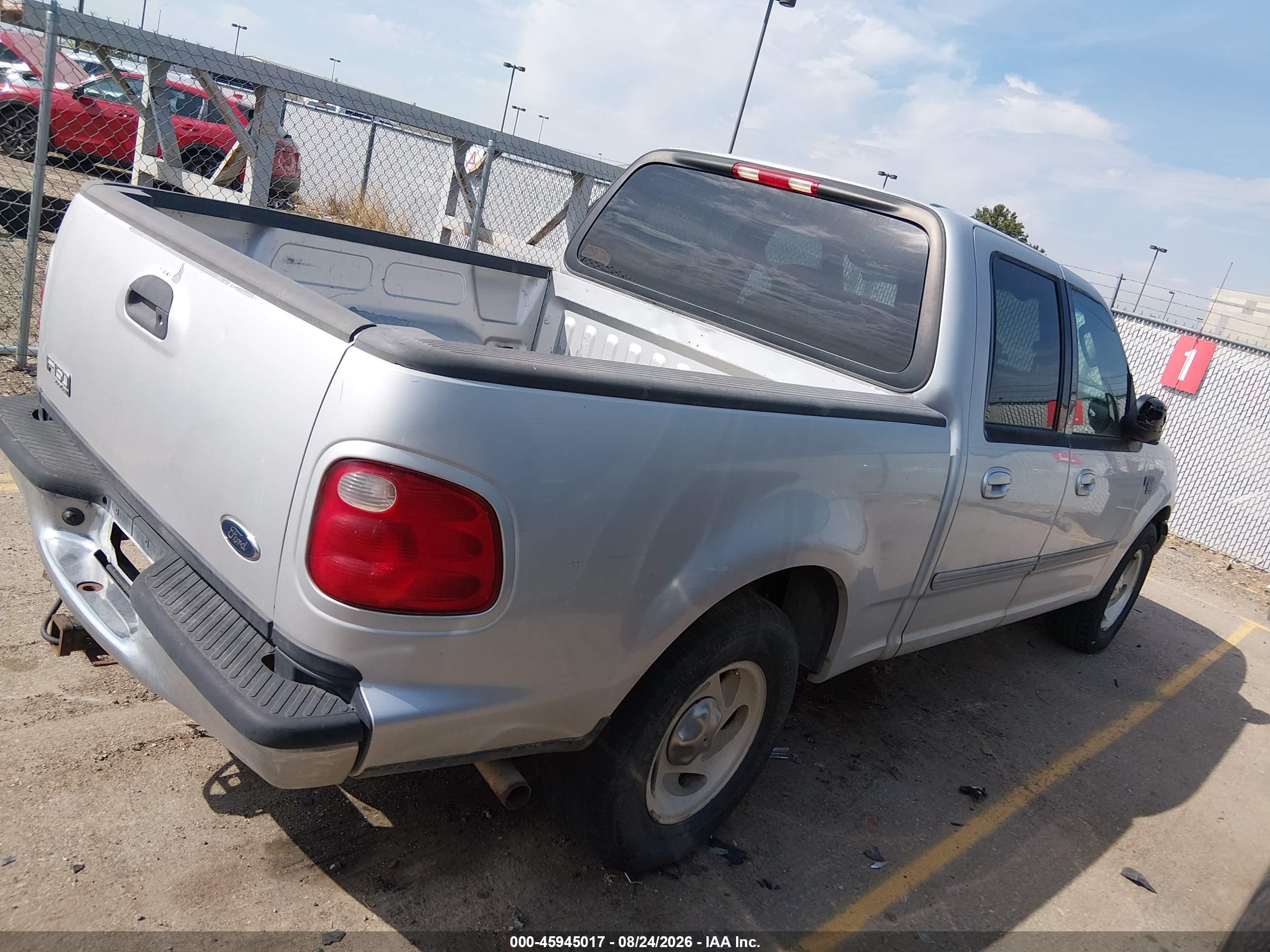 2002 Ford F-150 Lariat/xlt Silver vin: 1FTRW07672KC80281