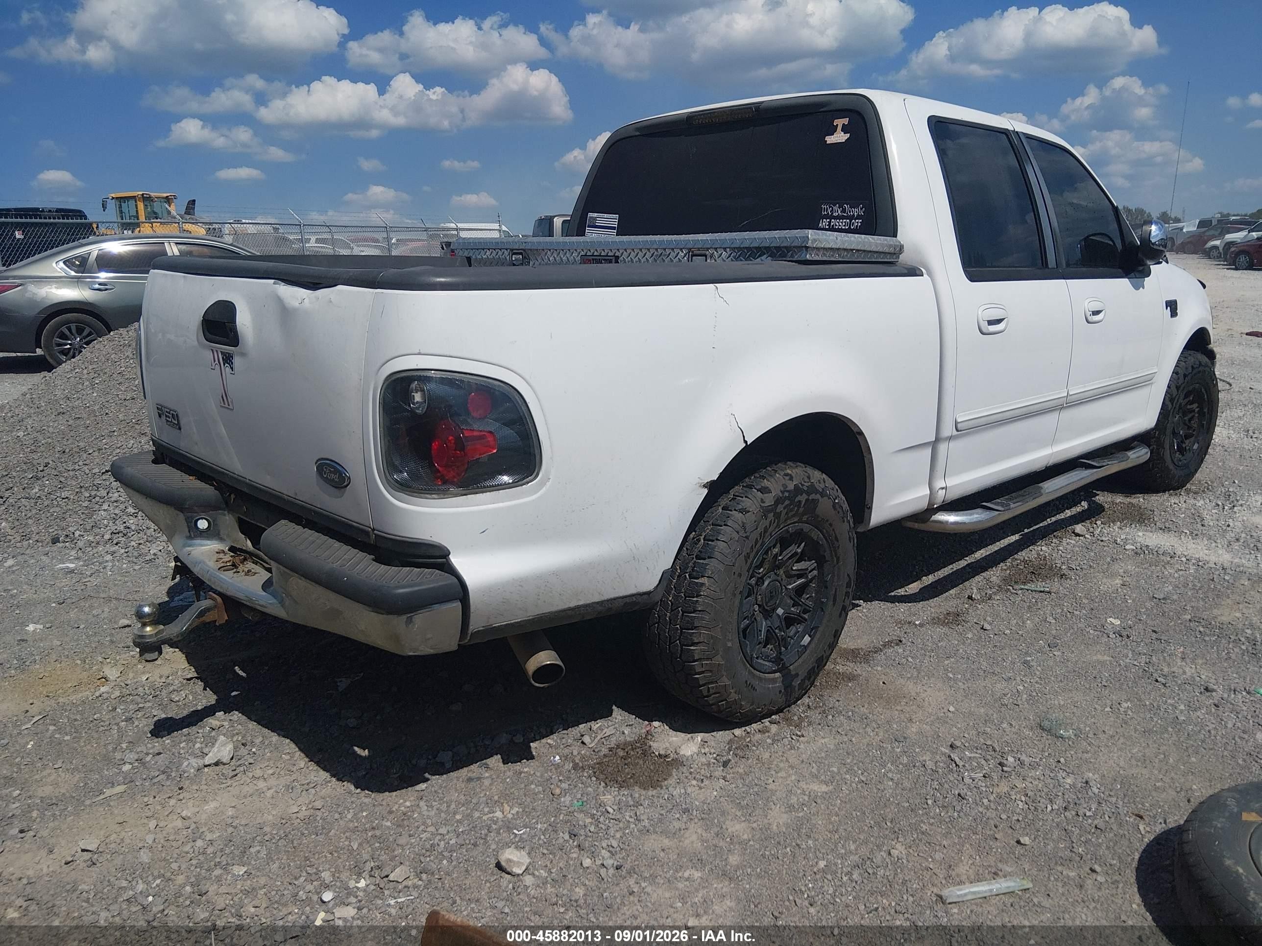 2002 Ford F-150 Lariat/xlt Белый vin: 1FTRW07672KE25318