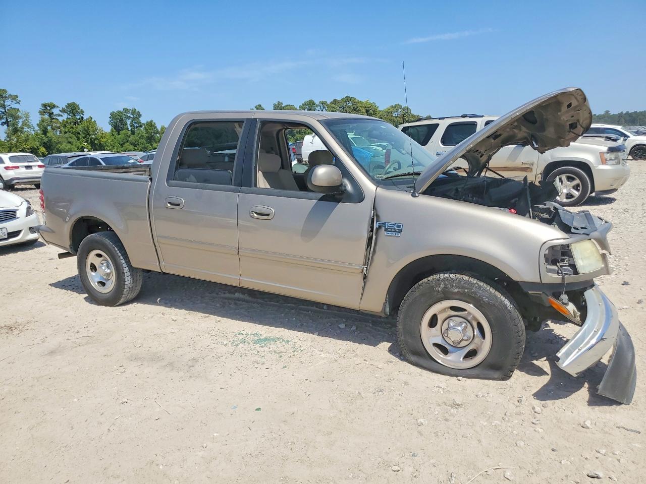 2003 Ford F150 Supercrew Tan vin: 1FTRW07673KC11463