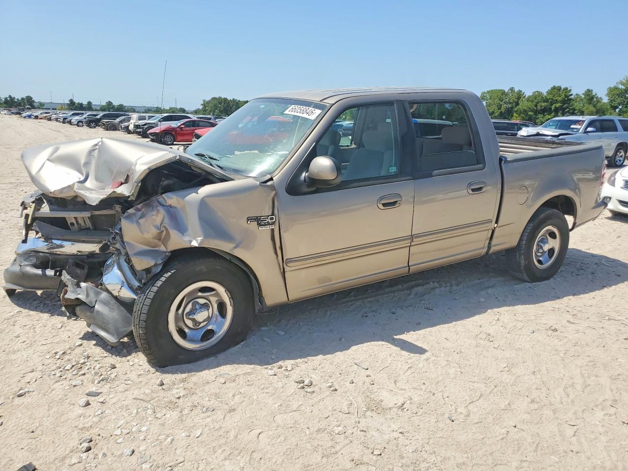 2003 Ford F150 Supercrew Tan vin: 1FTRW07673KC11463
