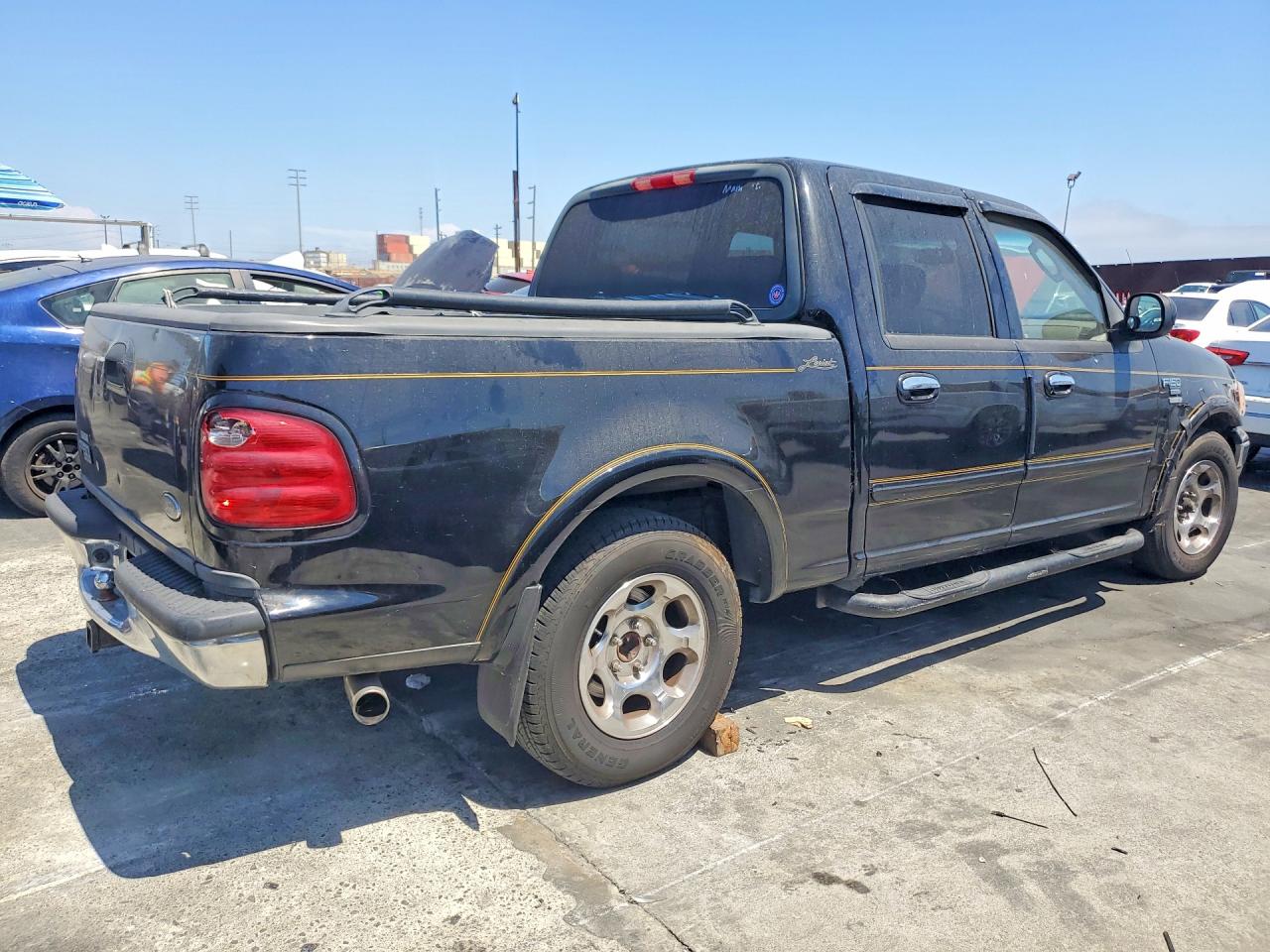 2002 Ford F150 Supercrew Black vin: 1FTRW07682KD79160