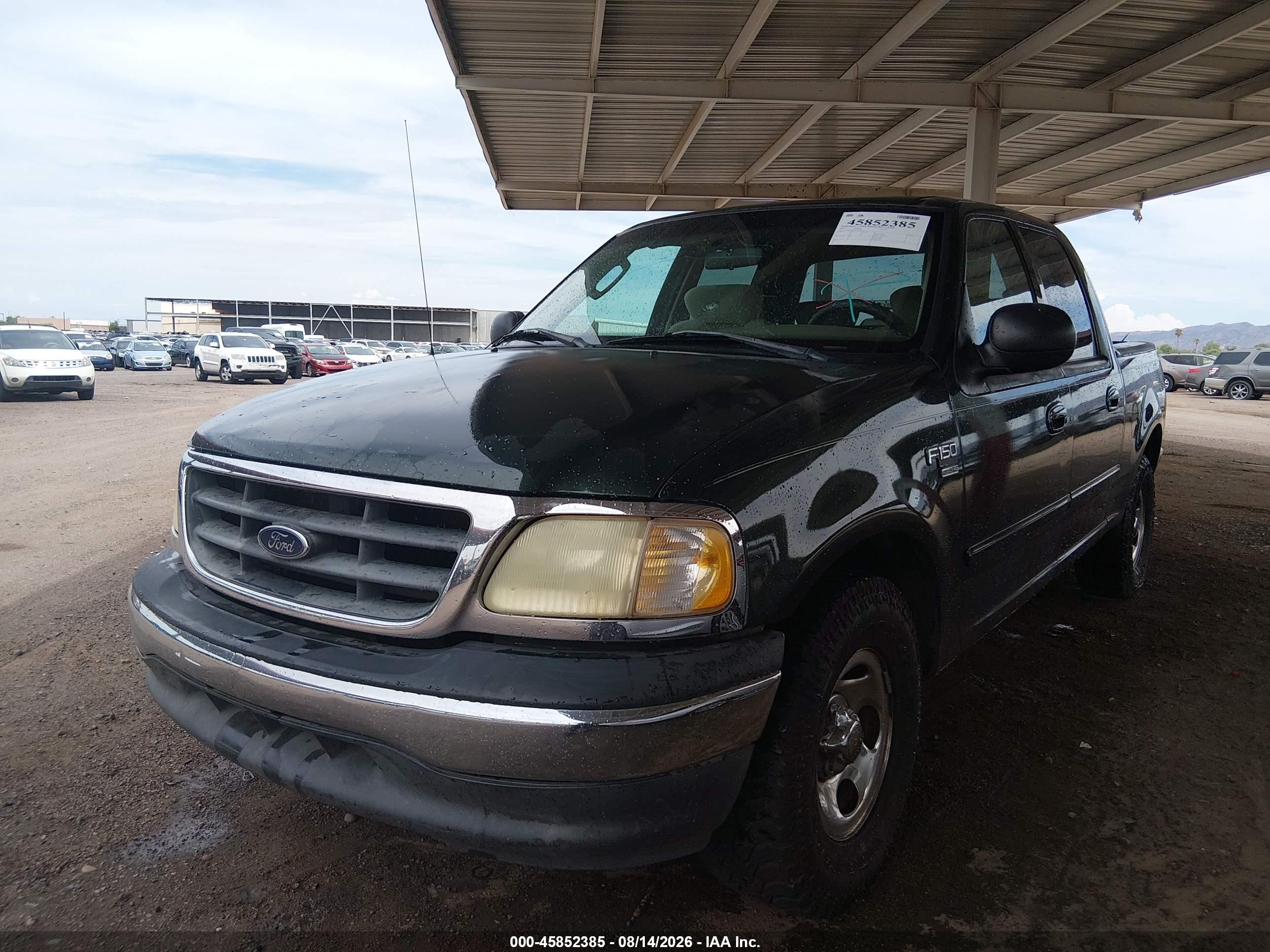 2003 Ford F-150 Lariat/xlt Green vin: 1FTRW07683KA19811