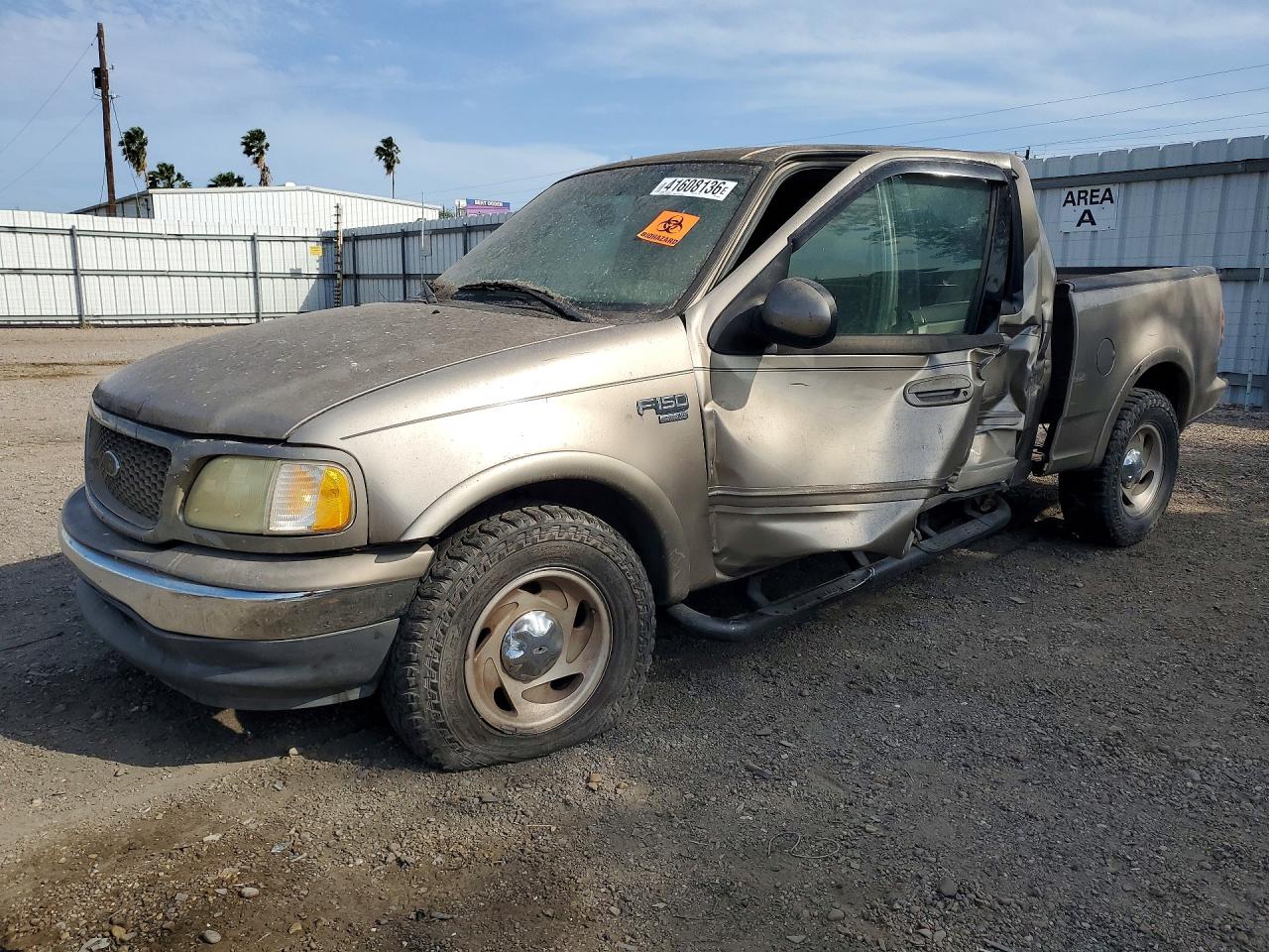 2003 Ford F150 Supercrew Tan vin: 1FTRW07683KA45678