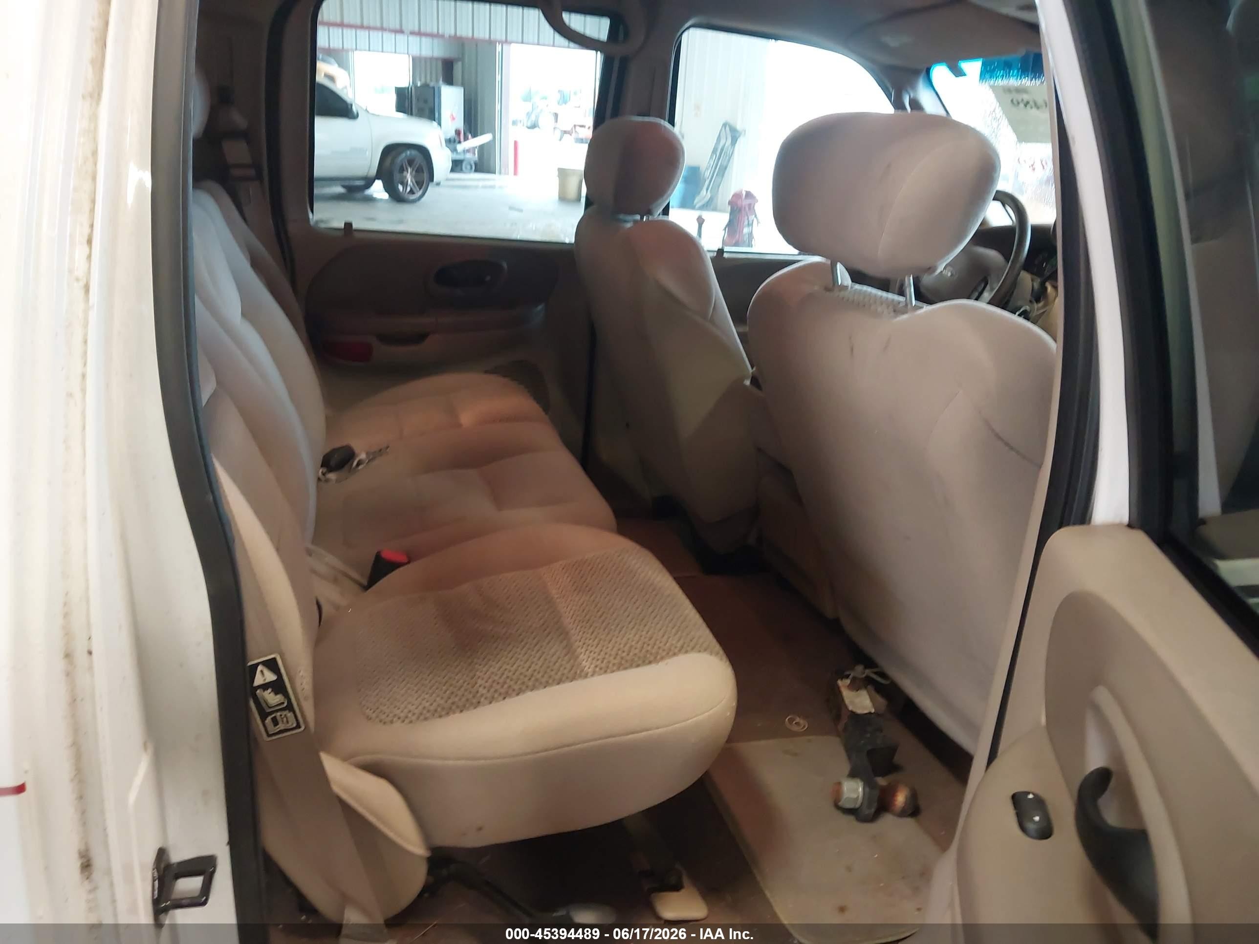 2003 Ford F-150 Lariat/xlt White vin: 1FTRW07683KA58205