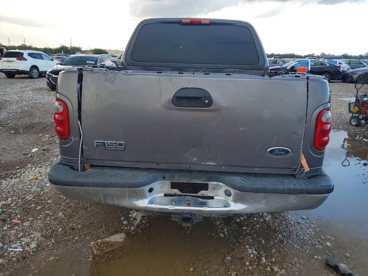 2003 Ford F150 Supercrew Gray vin: 1FTRW07683KC17983