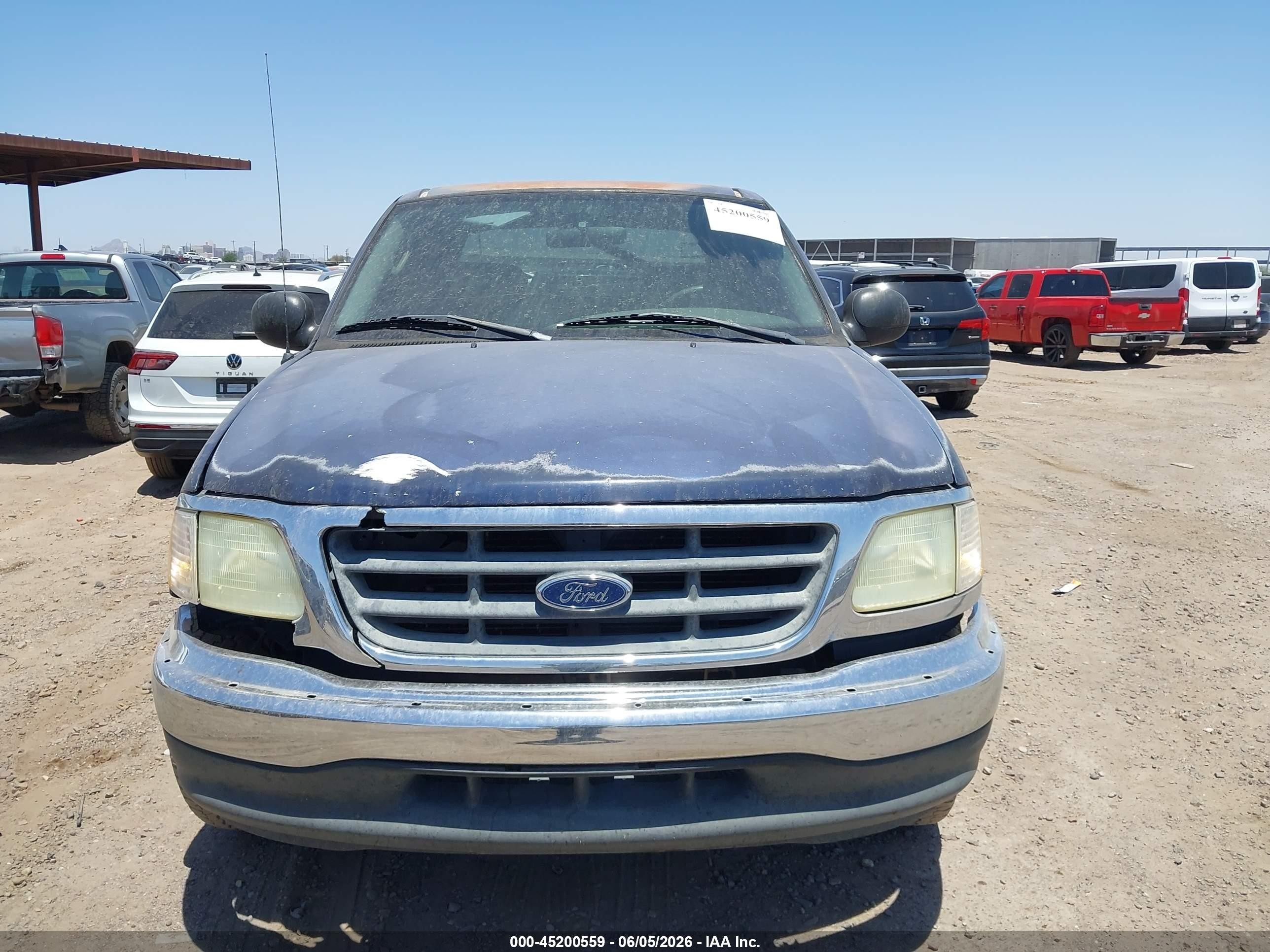 2003 Ford F-150 Lariat/xlt Blue vin: 1FTRW07683KC31883