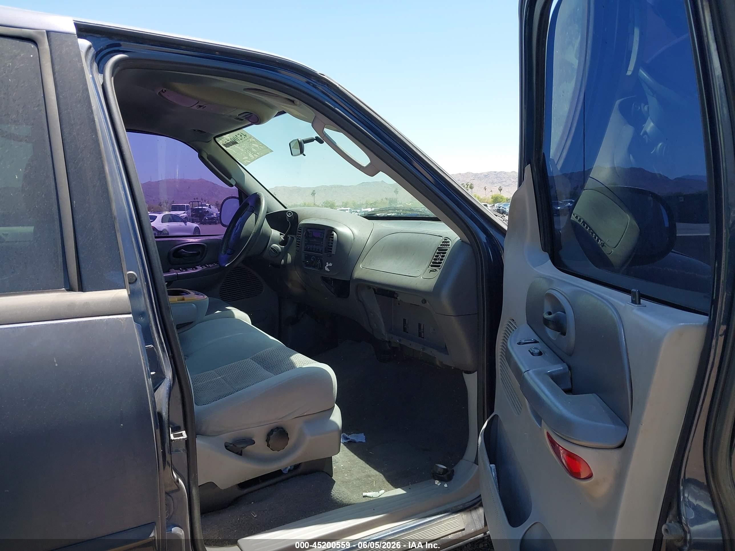 2003 Ford F-150 Lariat/xlt Blue vin: 1FTRW07683KC31883