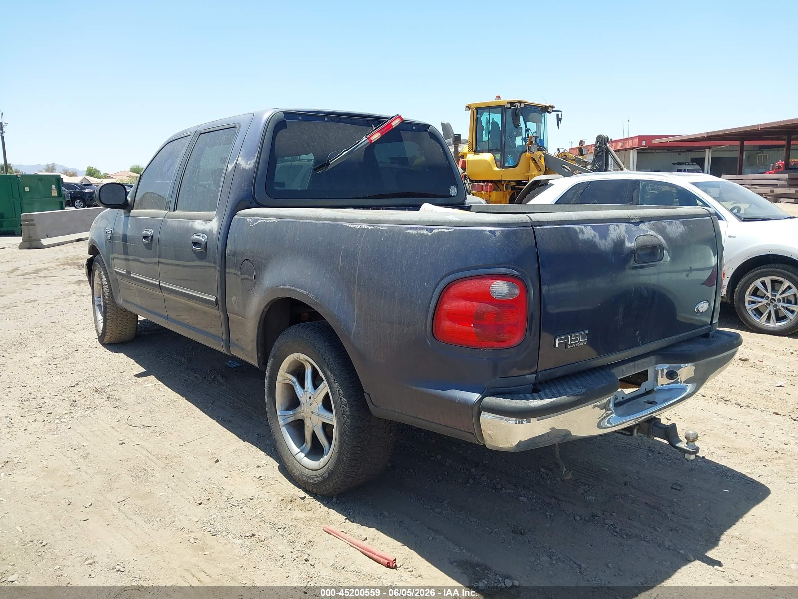 2003 Ford F-150 Lariat/xlt Blue vin: 1FTRW07683KC31883