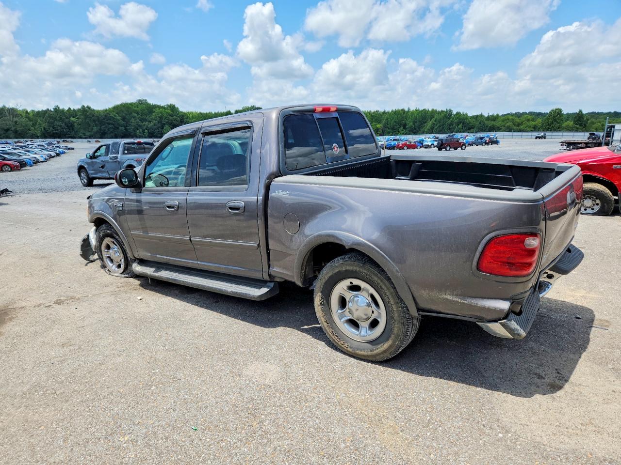 2003 Ford F150 Supercrew Gray vin: 1FTRW07683KC57691