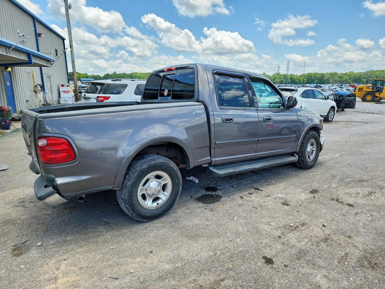 2003 Ford F150 Supercrew Gray vin: 1FTRW07683KC57691