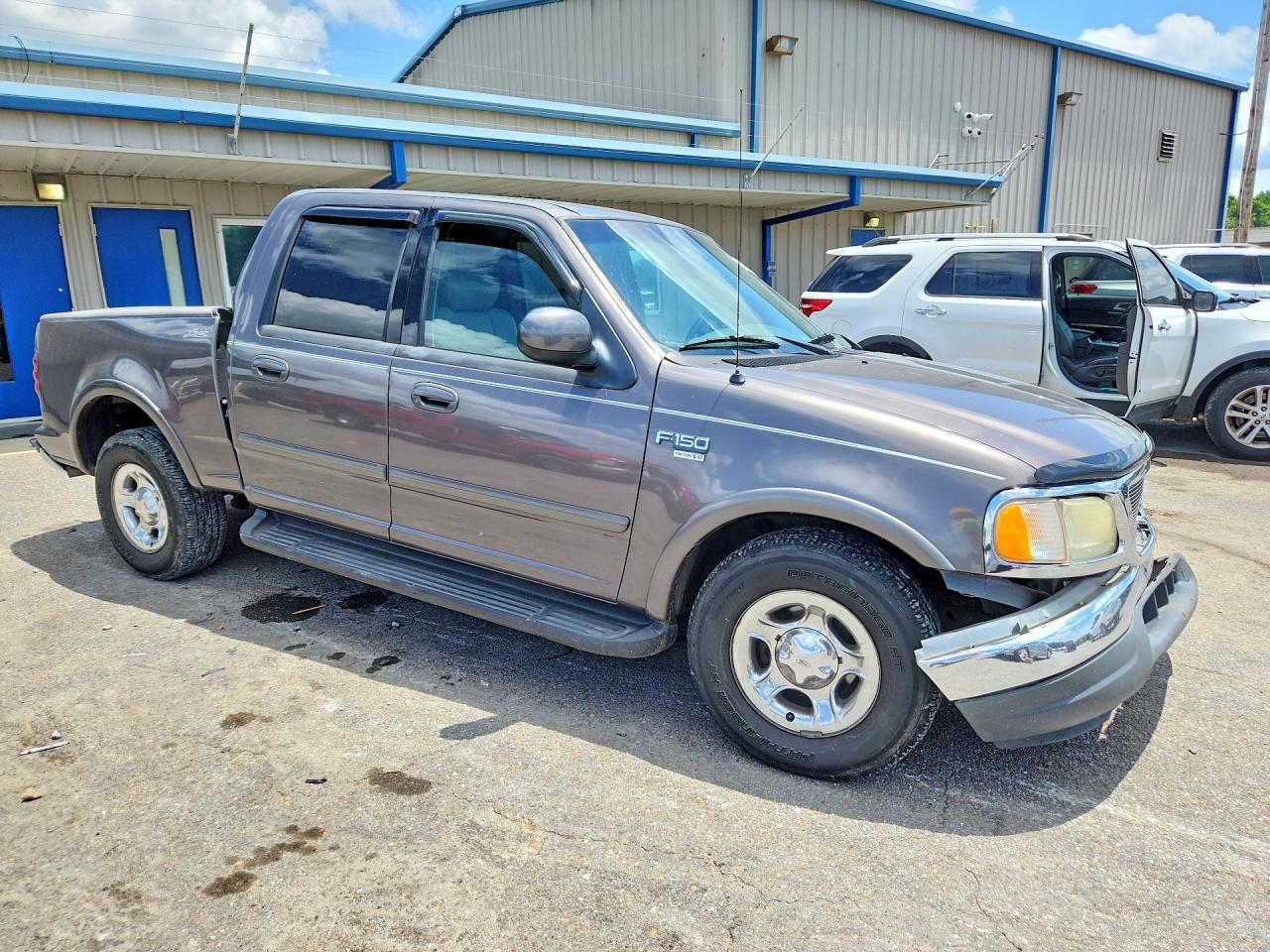 2003 Ford F150 Supercrew Gray vin: 1FTRW07683KC57691