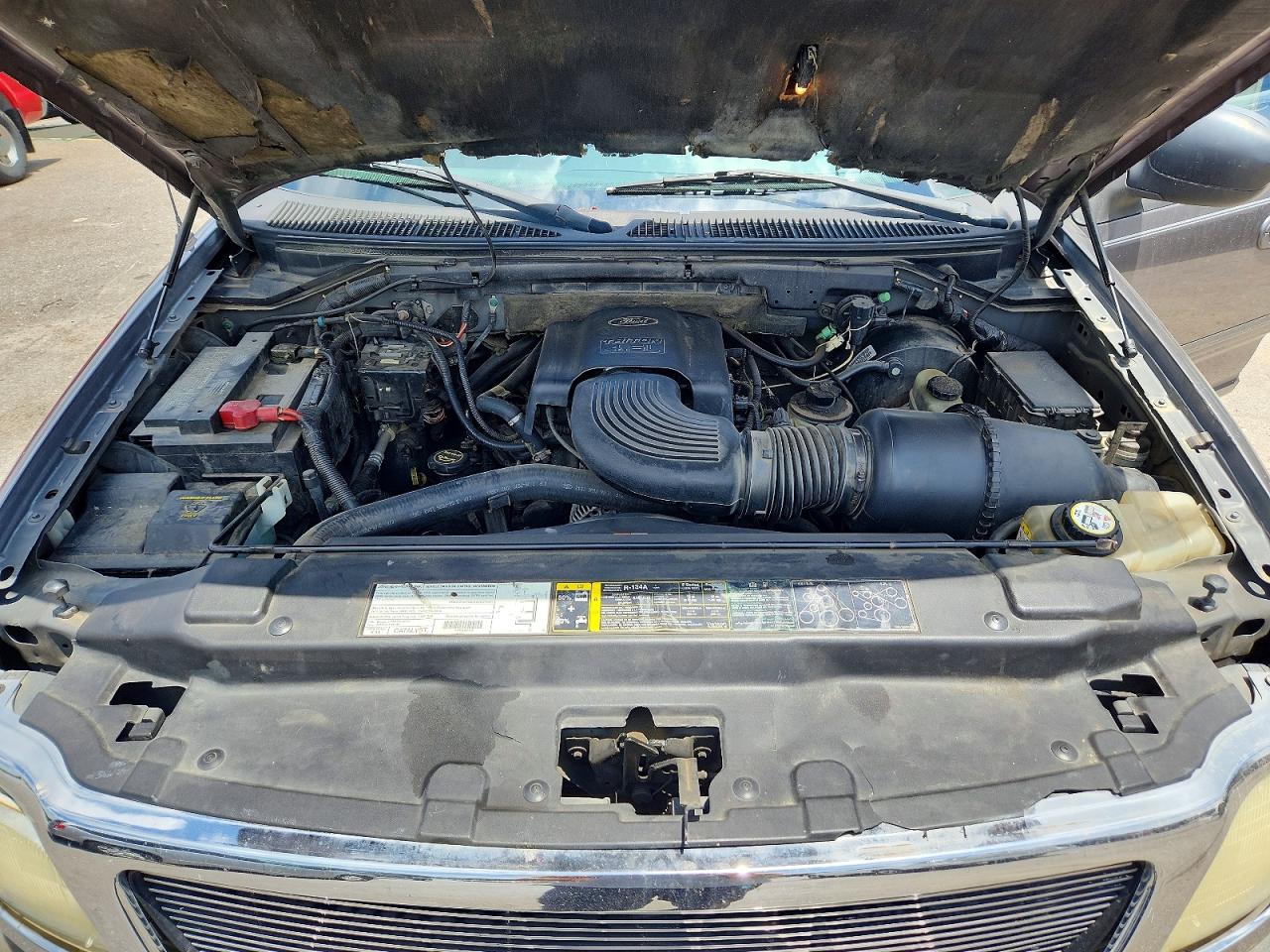 2003 Ford F150 Supercrew Gray vin: 1FTRW07683KC57691