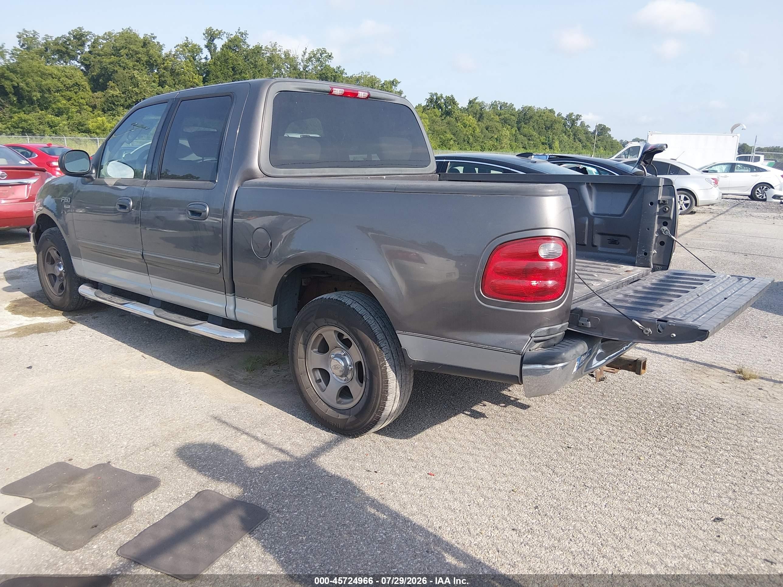 2003 Ford F-150 Lariat/xlt Gray vin: 1FTRW07683KD56950