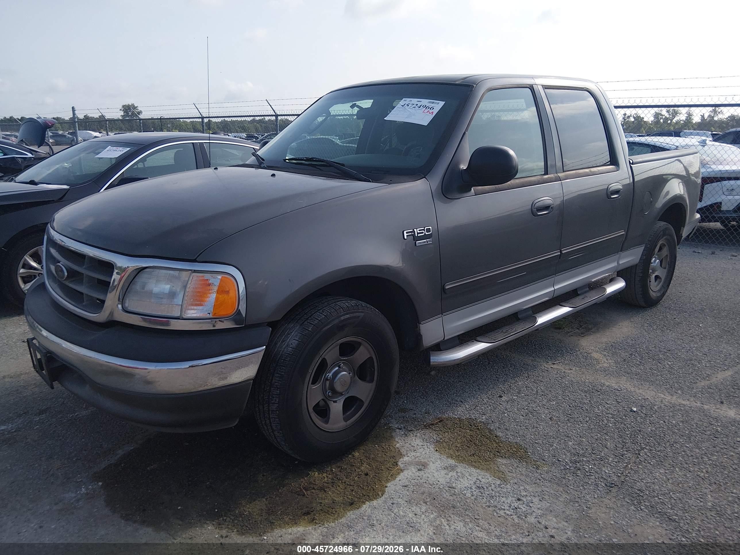 2003 Ford F-150 Lariat/xlt Gray vin: 1FTRW07683KD56950