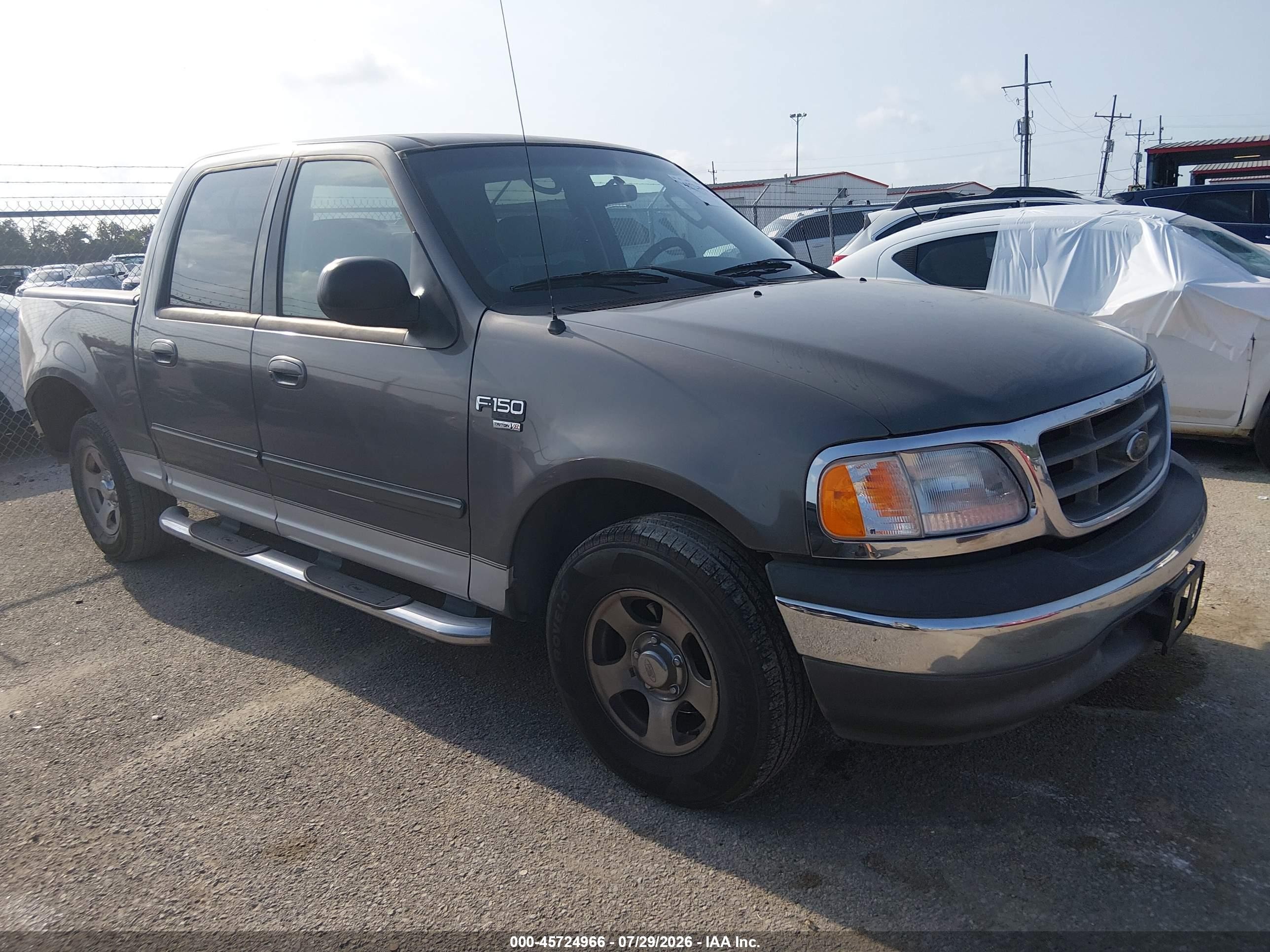 2003 Ford F-150 Lariat/xlt Gray vin: 1FTRW07683KD56950