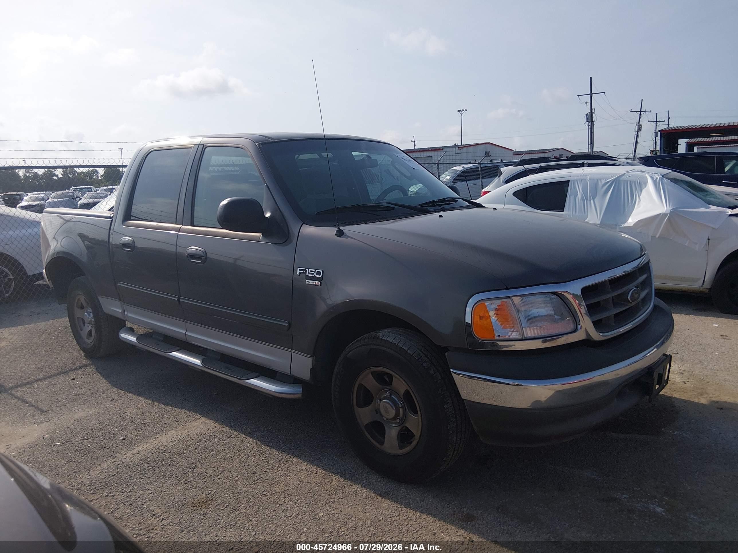 2003 Ford F-150 Lariat/xlt Gray vin: 1FTRW07683KD56950