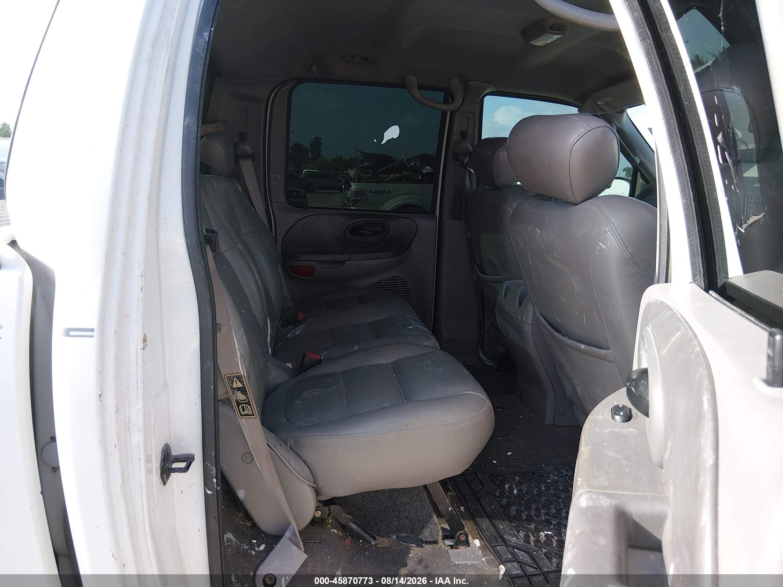 2003 Ford F-150 Lariat/xlt Белый vin: 1FTRW07683KD70590