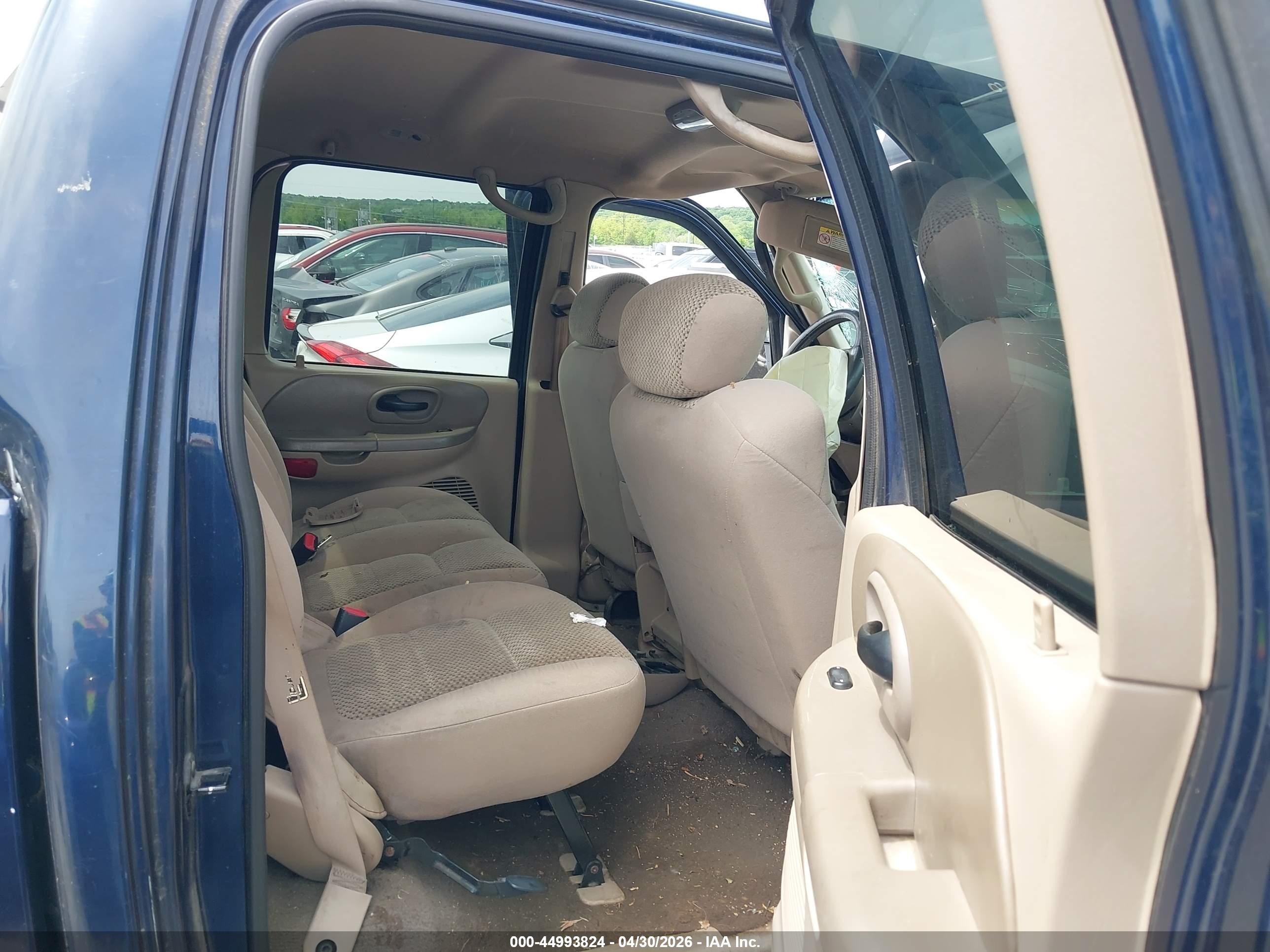 2002 Ford F-150 Lariat/xlt Dark Blue vin: 1FTRW07692KA12168