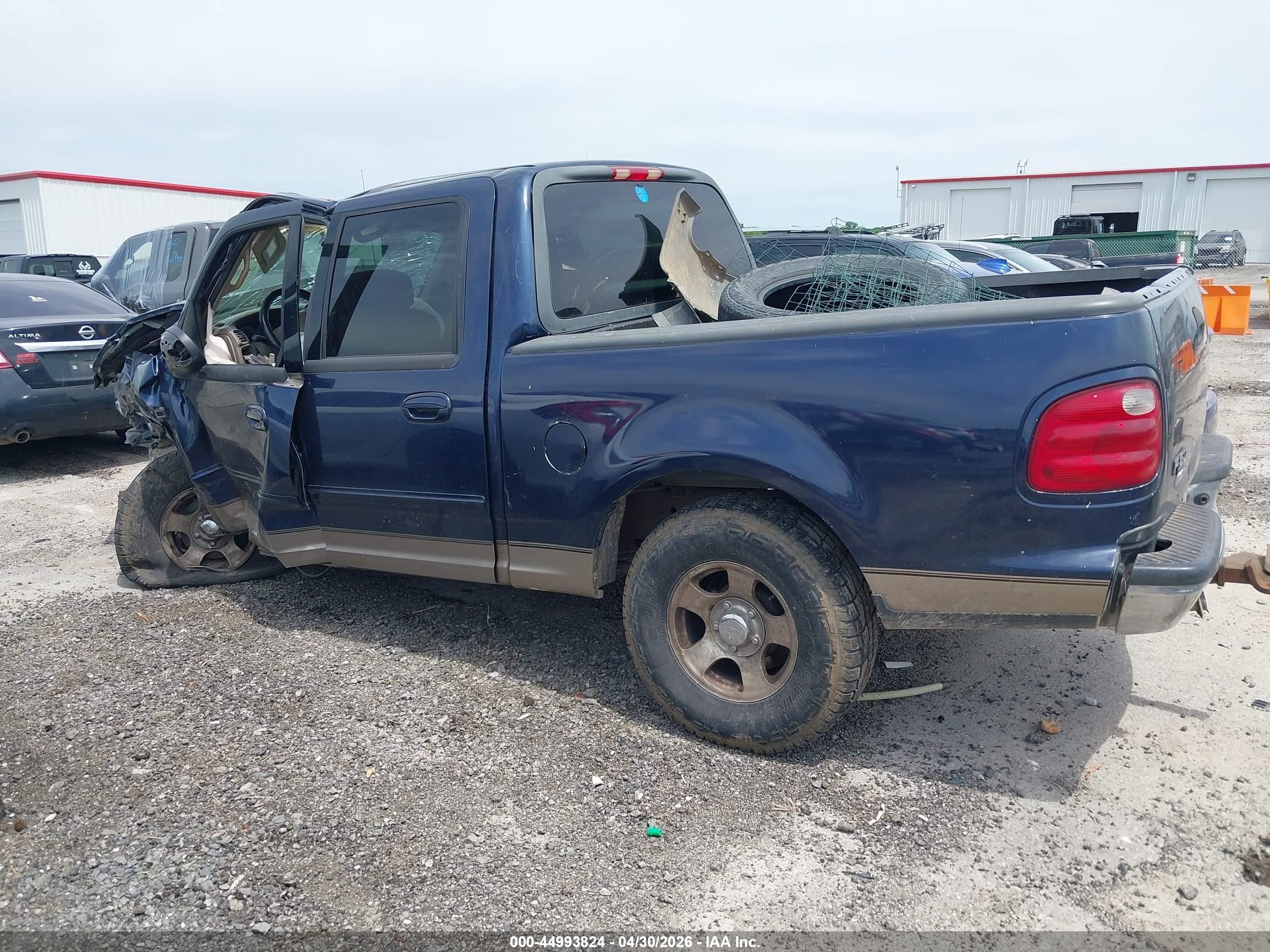 2002 Ford F-150 Lariat/xlt Dark Blue vin: 1FTRW07692KA12168