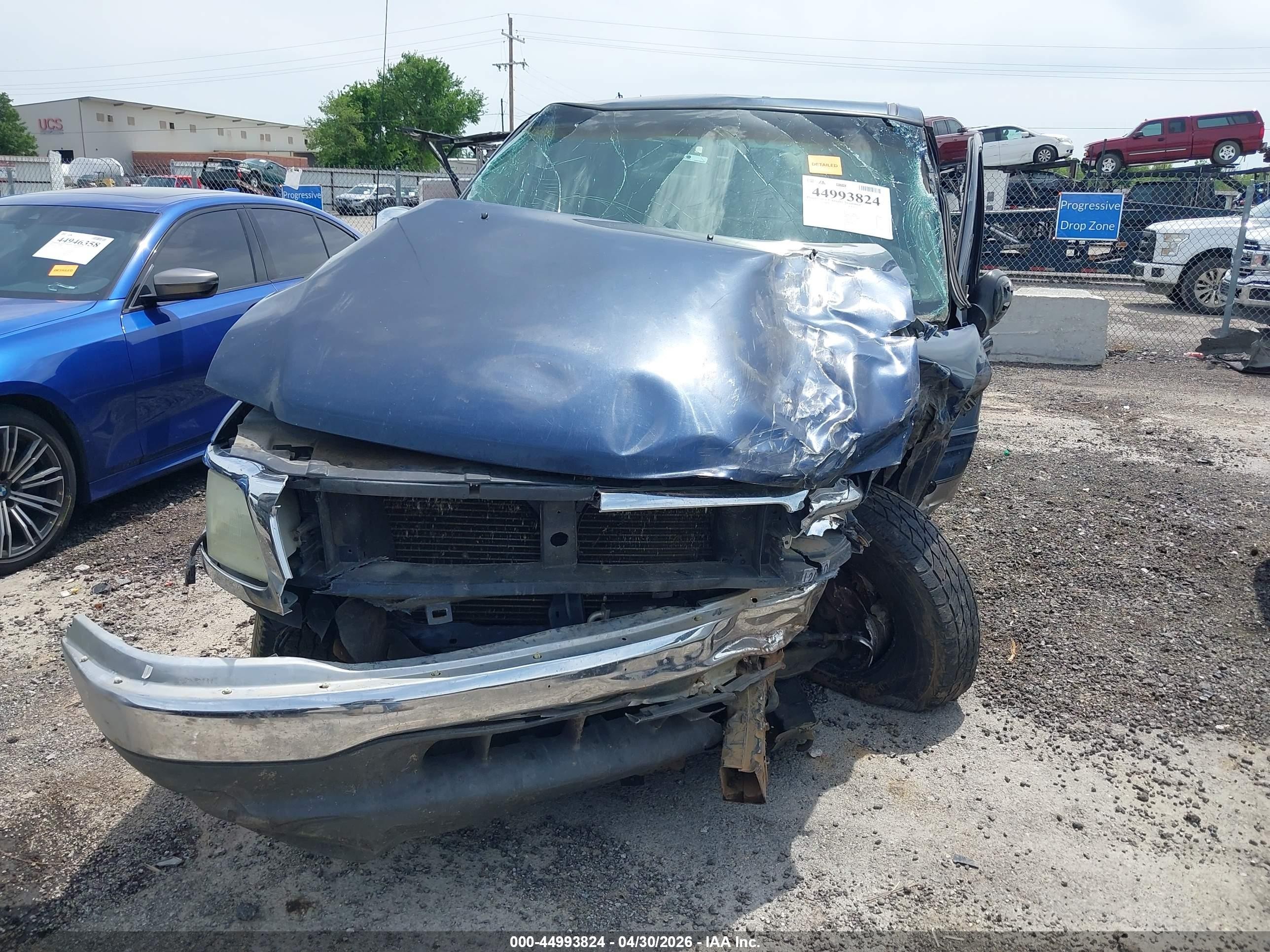 2002 Ford F-150 Lariat/xlt Dark Blue vin: 1FTRW07692KA12168