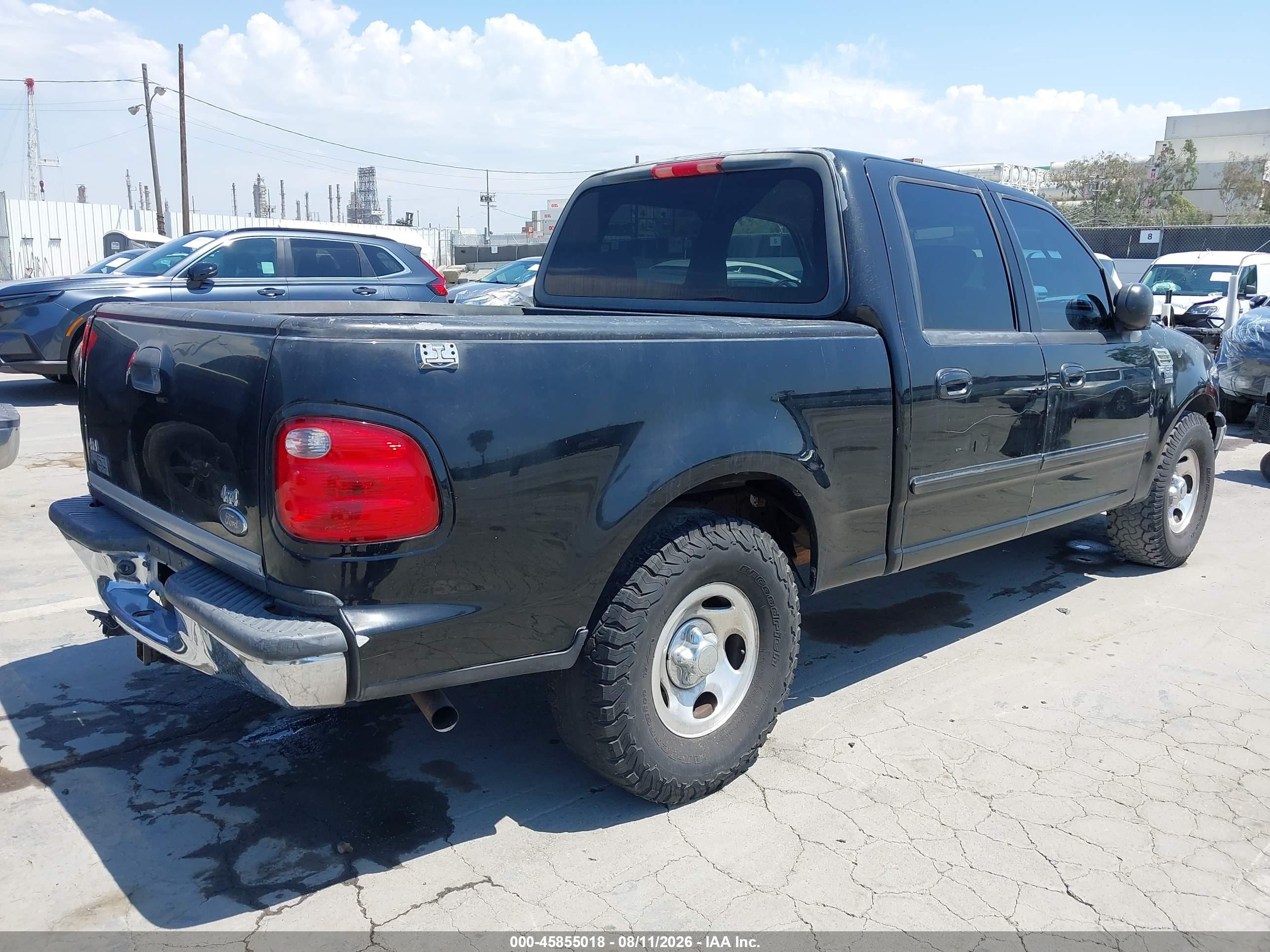 2003 Ford F-150 Lariat/xlt Black vin: 1FTRW07693KC45761