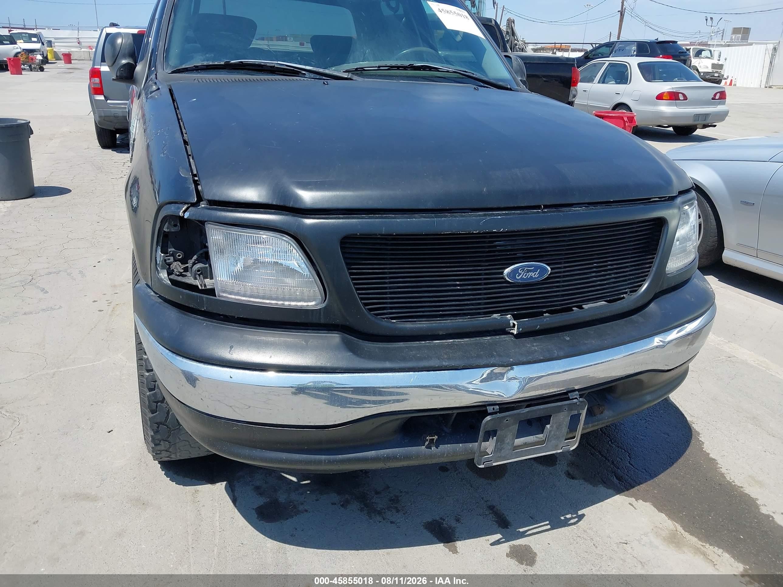 2003 Ford F-150 Lariat/xlt Black vin: 1FTRW07693KC45761
